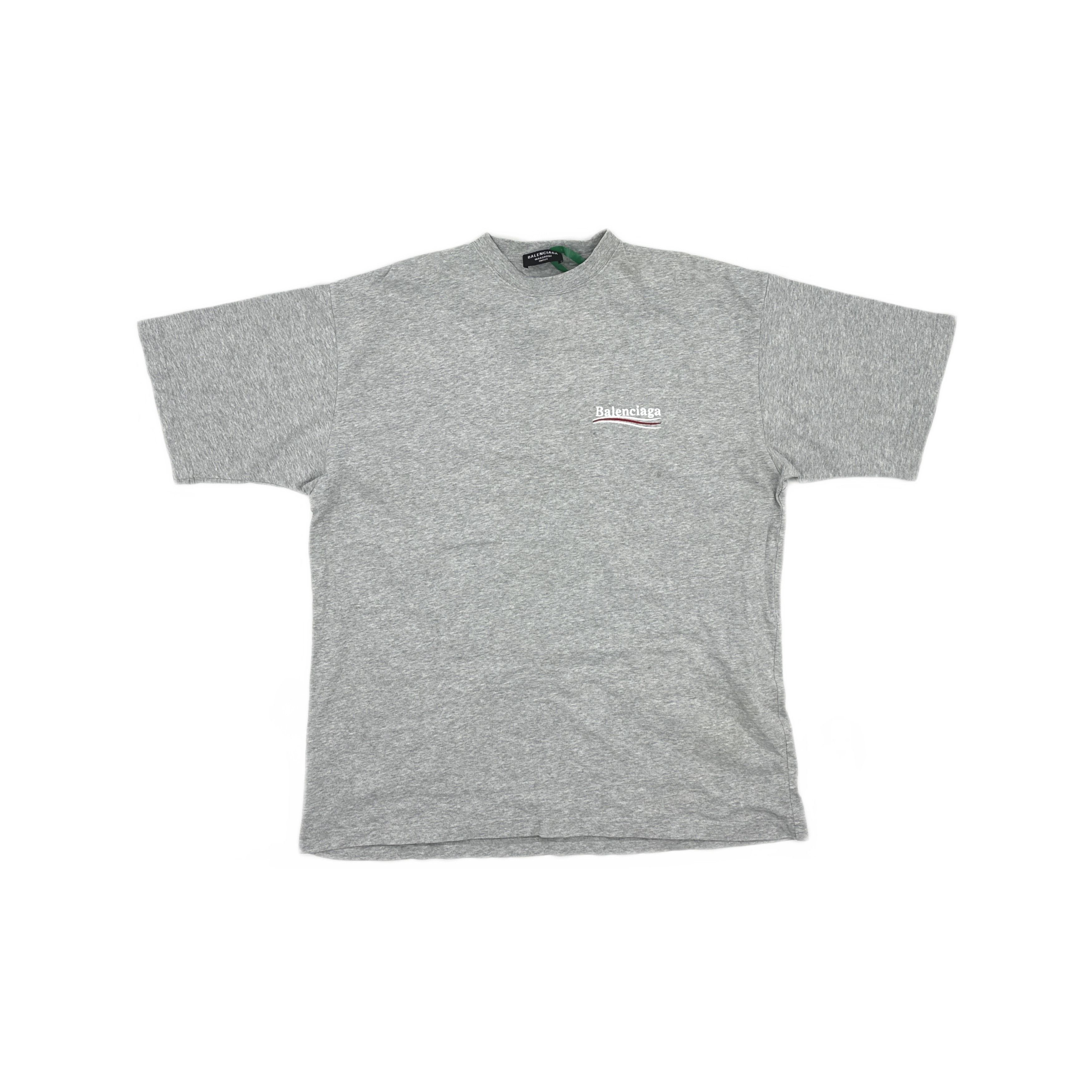 Balenciaga Balenciaga Political Campaign T-Shirt Gray L Size US L / EU 52-54 / 3 - 2 Thumbnail