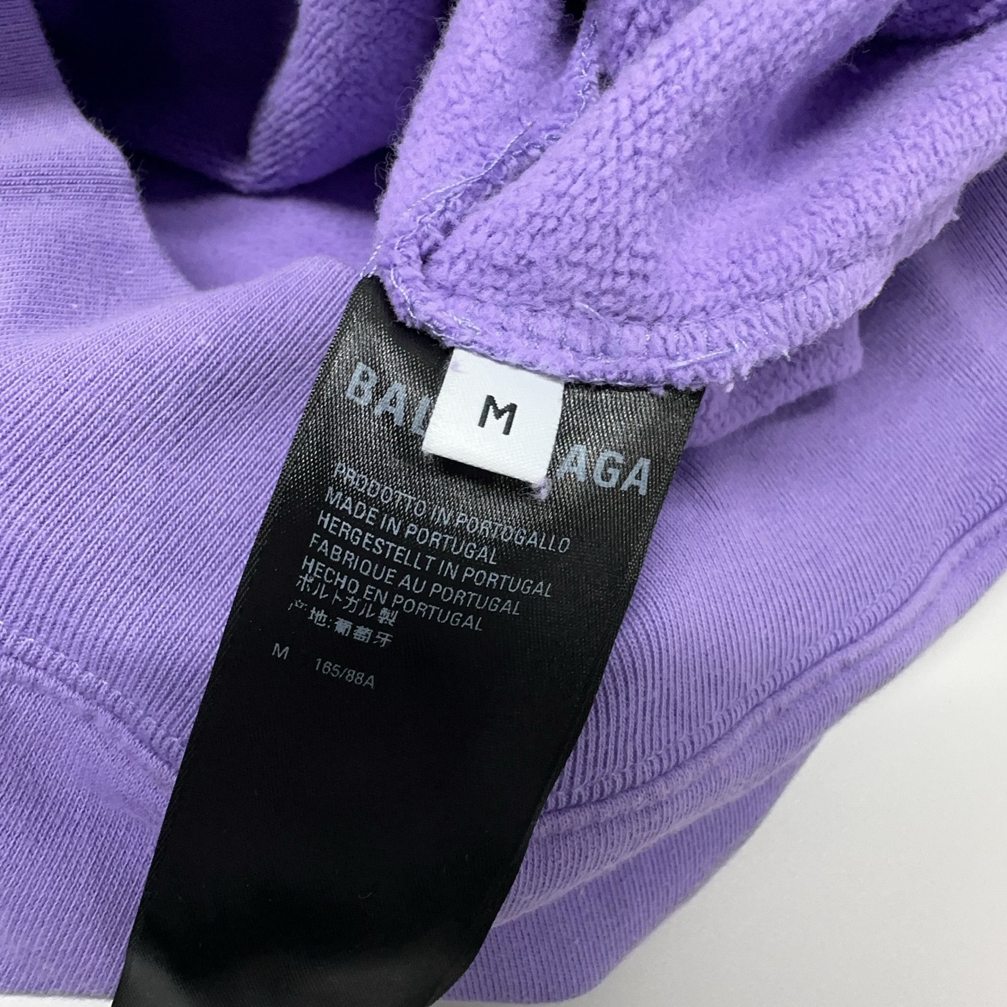 Balenciaga Balenciaga Logo Embroidered Hoodie Size M Size US M / EU 48-50 / 2 - 5 Thumbnail