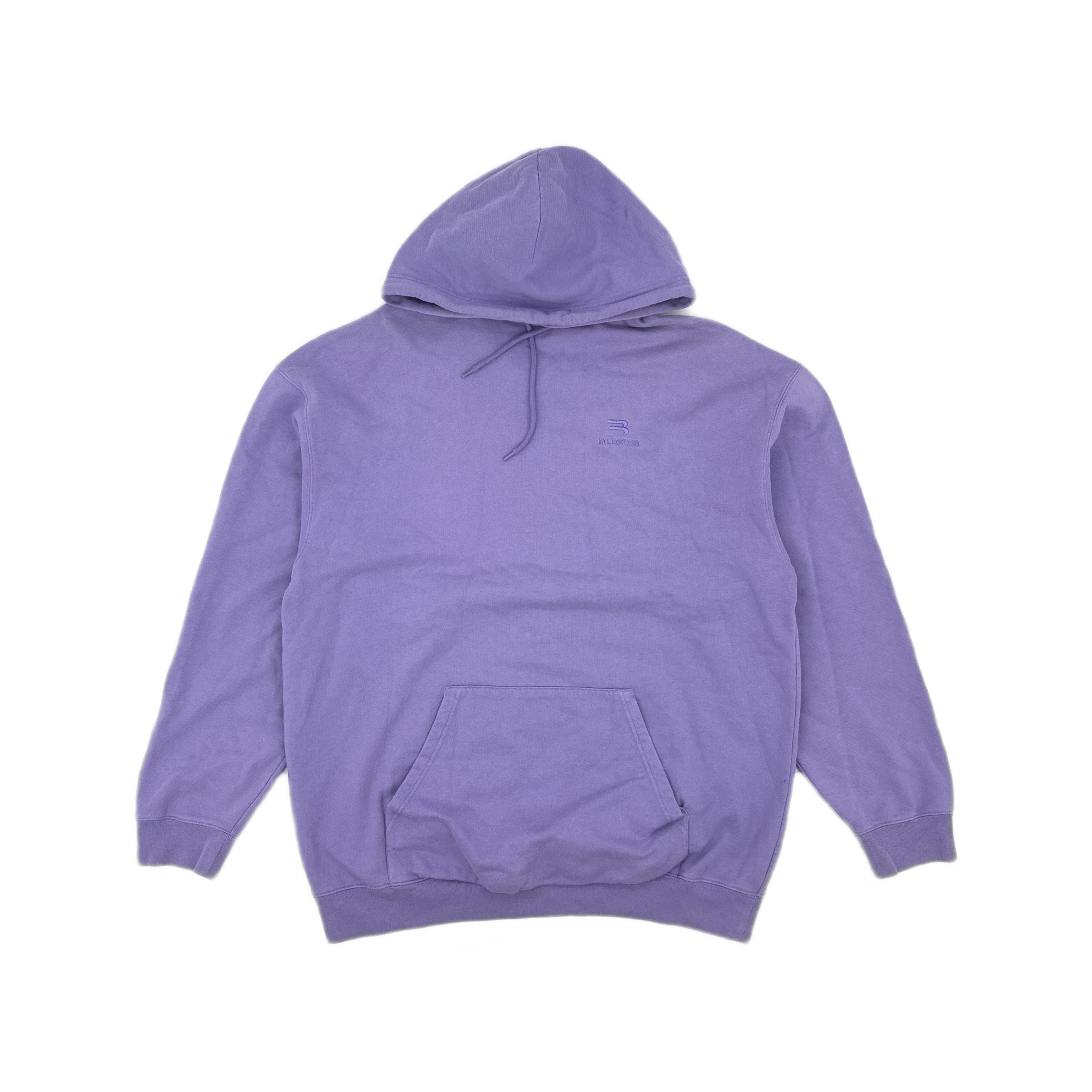 Balenciaga Balenciaga Logo Embroidered Hoodie Size M Size US M / EU 48-50 / 2 - 2 Thumbnail