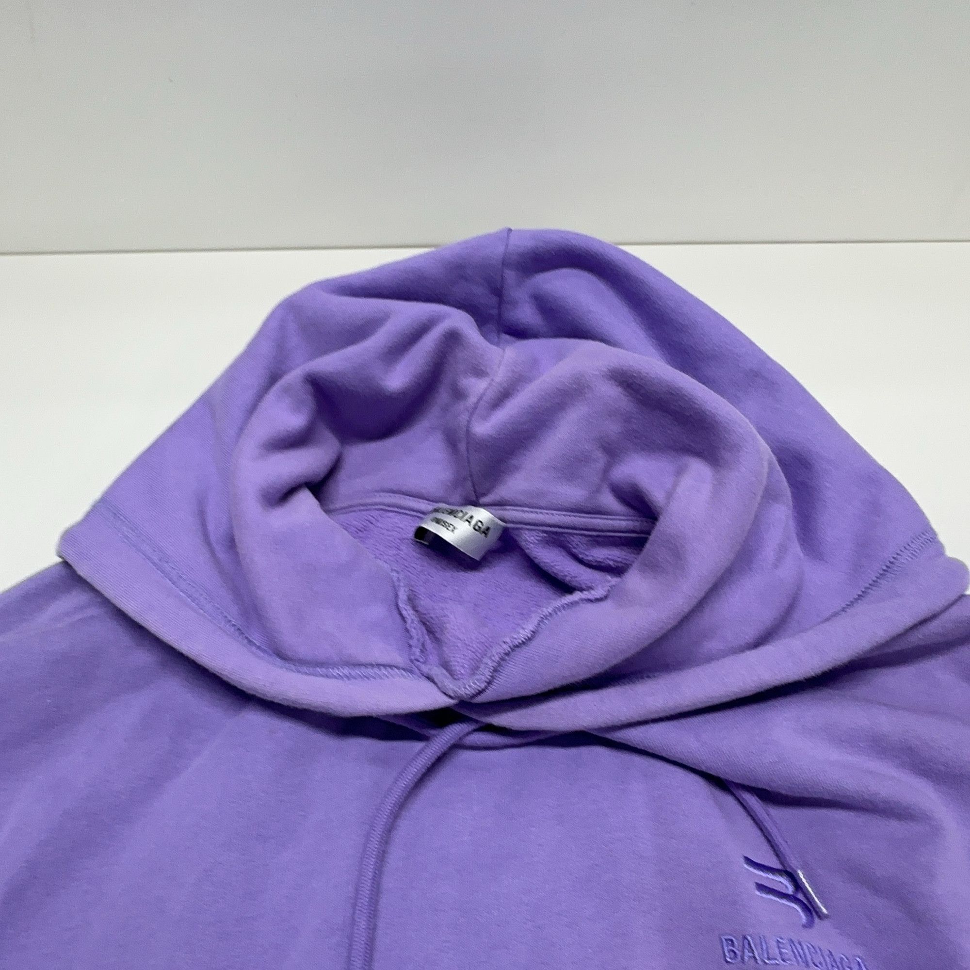 Balenciaga Balenciaga Logo Embroidered Hoodie Size M Size US M / EU 48-50 / 2 - 8 Thumbnail