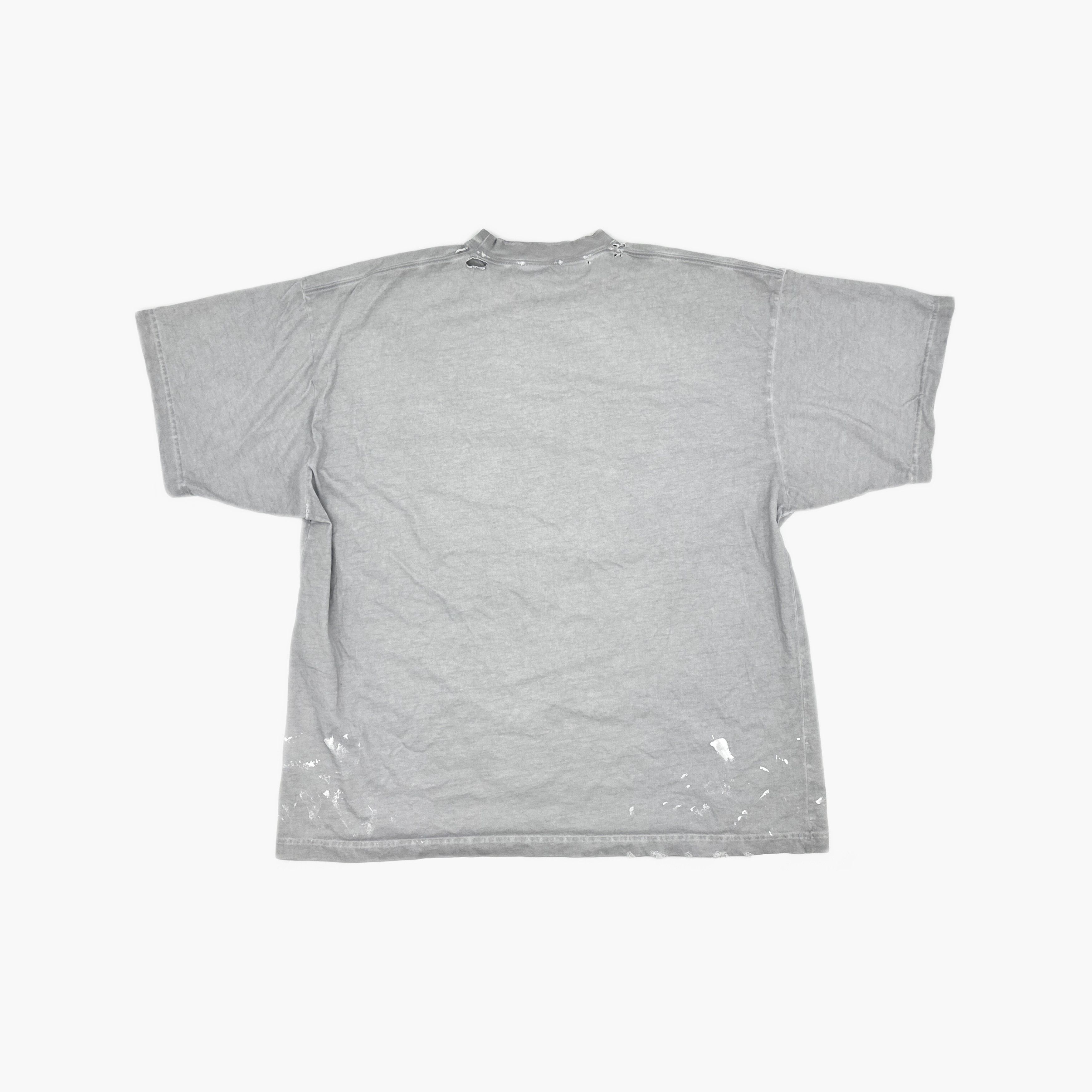 Balenciaga Balenciaga Metallica Lightning Logo T-Shirt Size 4 Size US XL / EU 56 / 4 - 3 Thumbnail