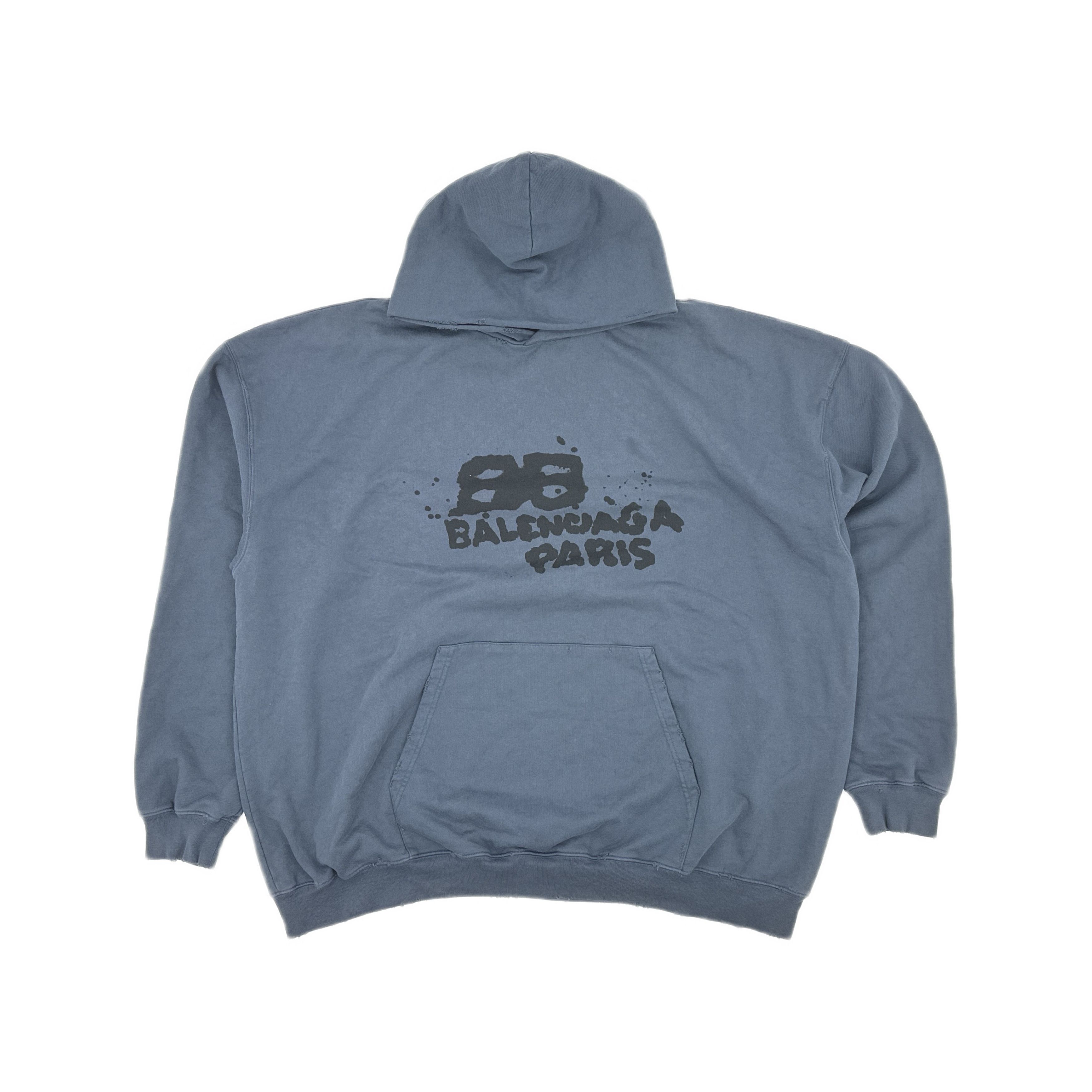 Balenciaga Balenciaga Hand Drawn Logo Hoodie XXS Size US XXS / EU 40 - 2 Thumbnail