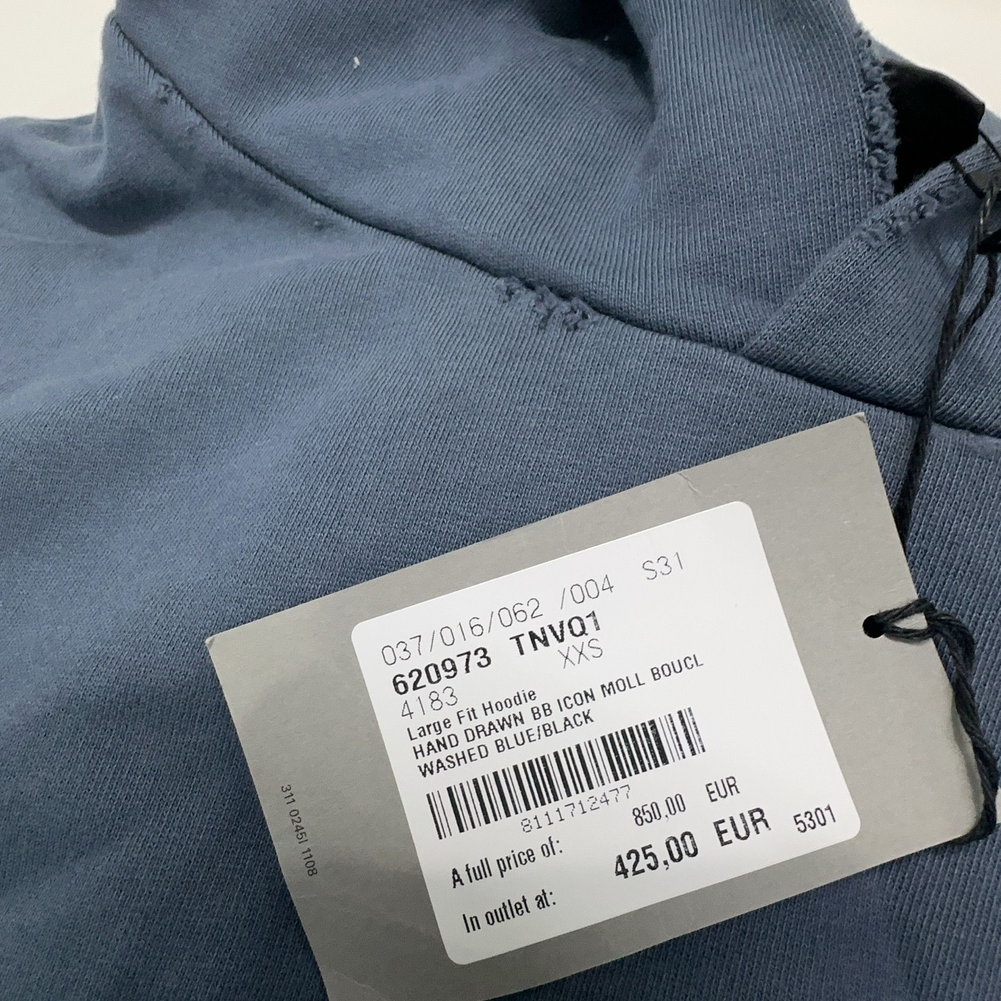 Balenciaga Balenciaga Hand Drawn Logo Hoodie XXS Size US XXS / EU 40 - 6 Thumbnail