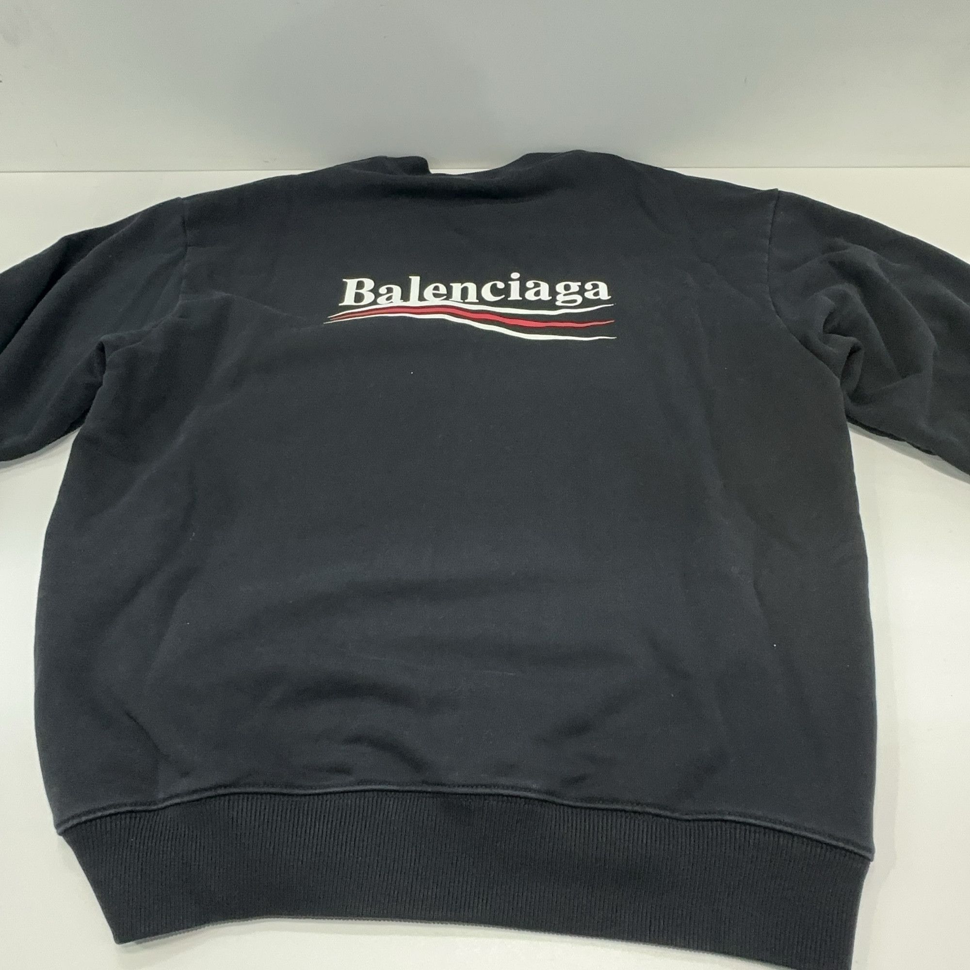 Balenciaga Balenciaga Wave Logo Sweatshirt Size M Size US M / EU 48-50 / 2 - 12 Thumbnail
