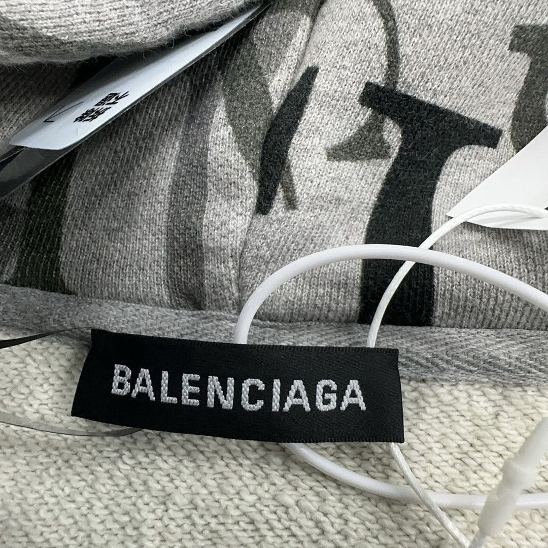 Balenciaga Balenciaga All-over Logo Zip Hoodie Size XXS Size US XXS / EU 40 - 5 Thumbnail