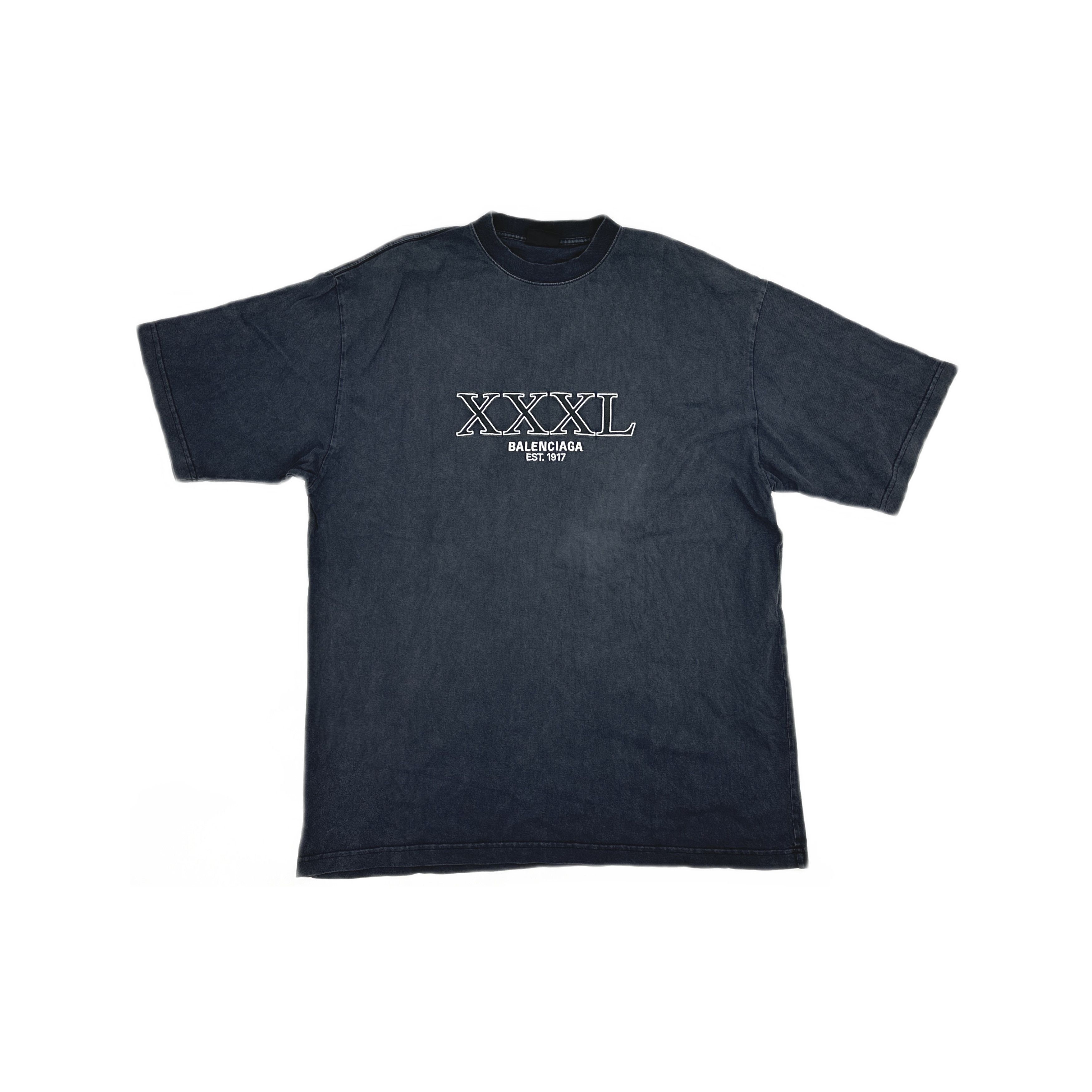 Balenciaga Balenciaga XXXL Logo Short Sleeve T-Shirt M Size US M / EU 48-50 / 2 - 2 Thumbnail
