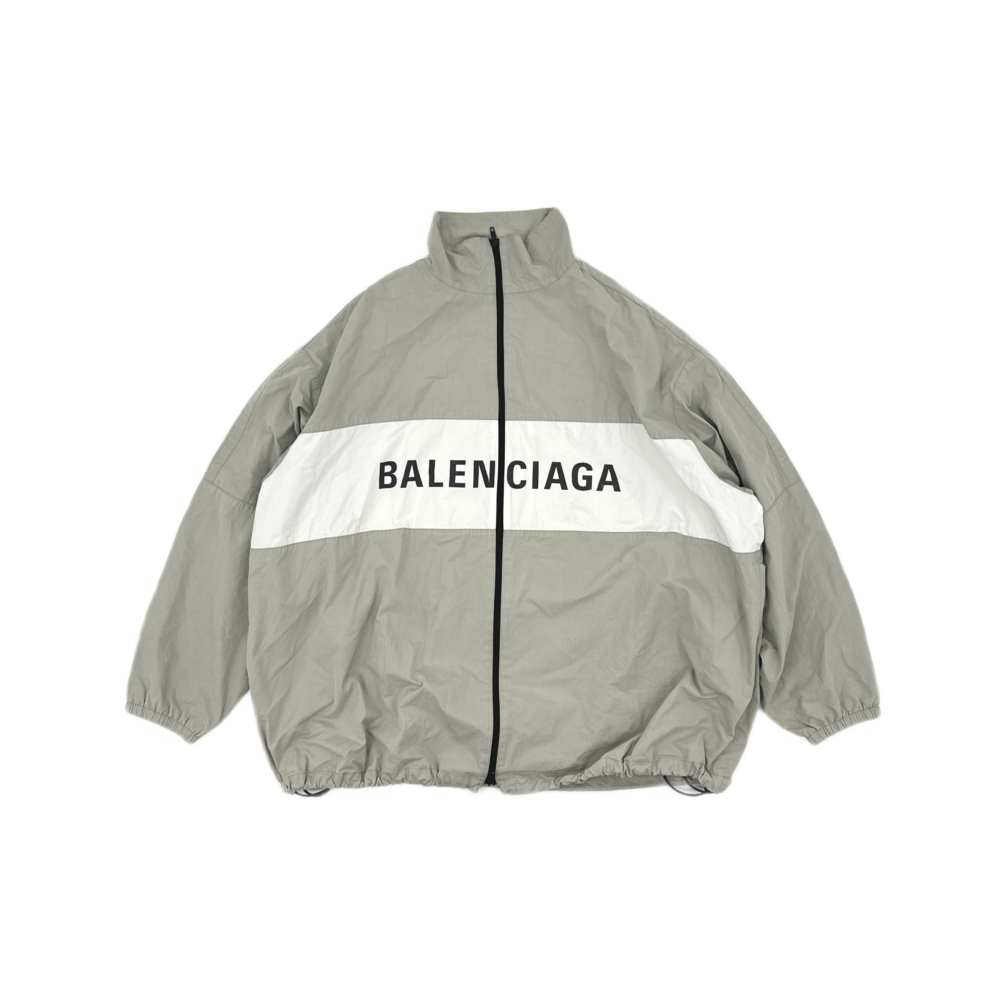 Balenciaga Balenciaga Logo Print Zip-Up Jacket S Size US S / EU 44-46 / 1 - 2 Thumbnail