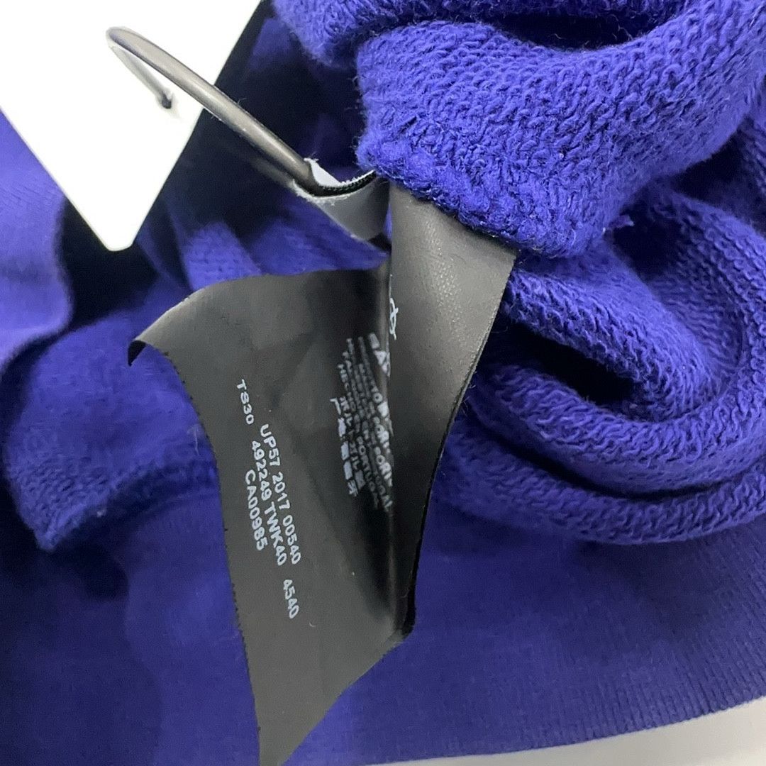 Balenciaga Balenciaga 2017 Campaign Logo Hoodie Purple XS Size US XS / EU 42 / 0 - 7 Thumbnail