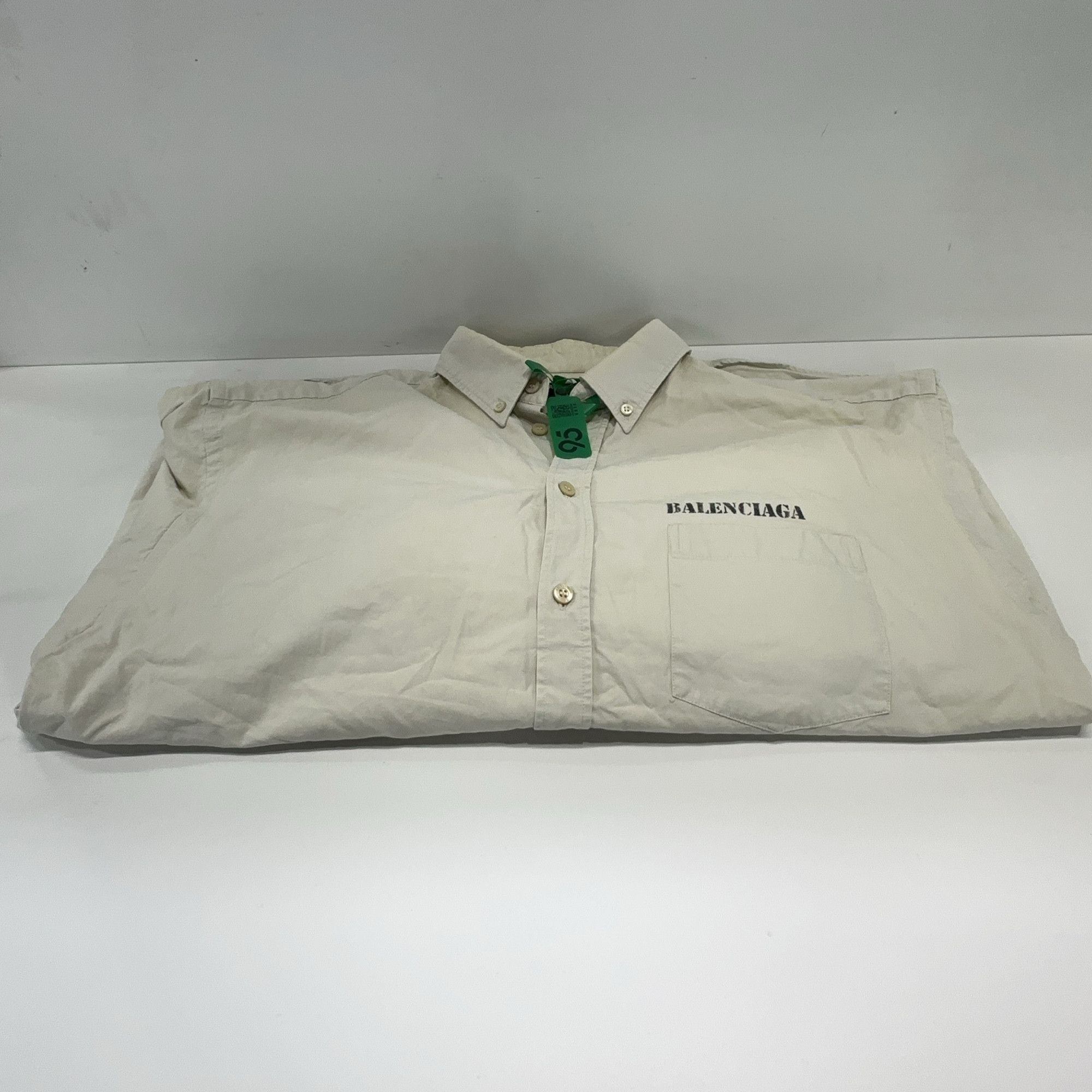 Balenciaga Balenciaga Design Team Logo Print Shirt 37 Size US S / EU 44-46 / 1 - 8 Thumbnail
