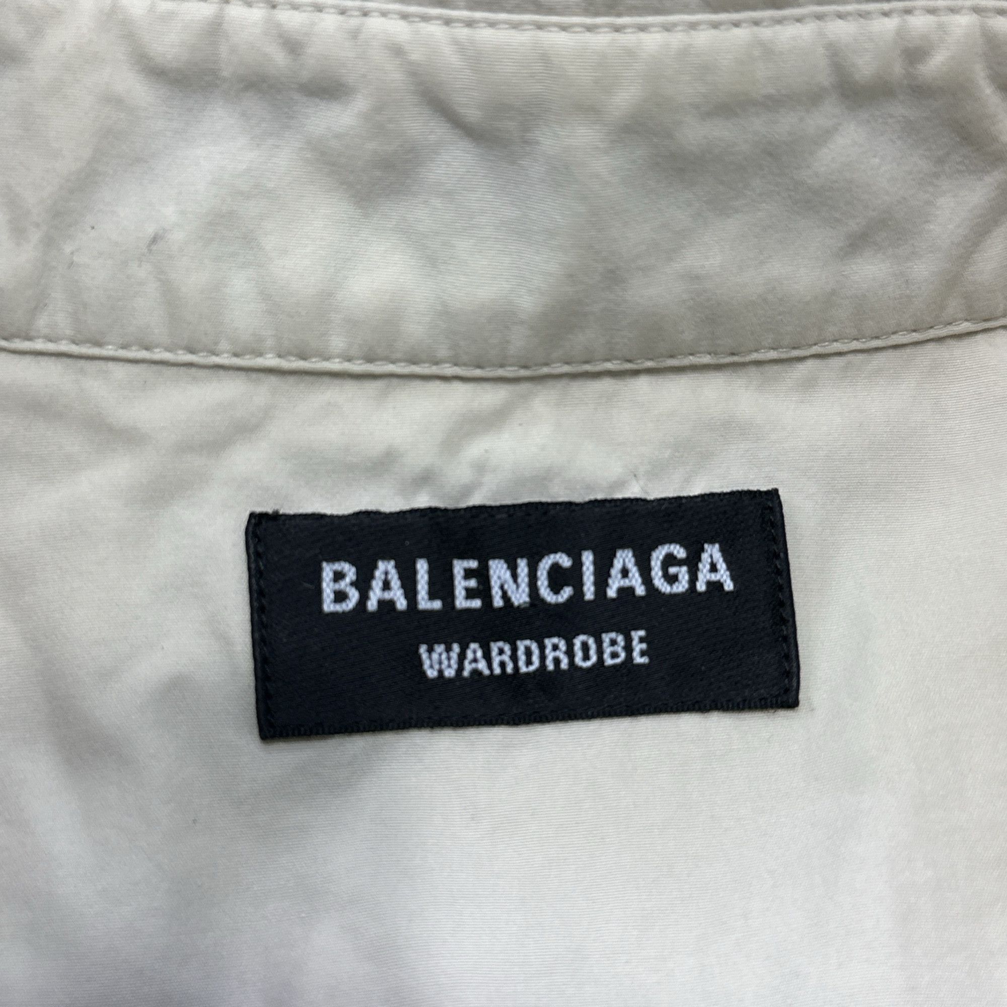 Balenciaga Balenciaga Design Team Logo Print Shirt 37 Size US S / EU 44-46 / 1 - 4 Thumbnail