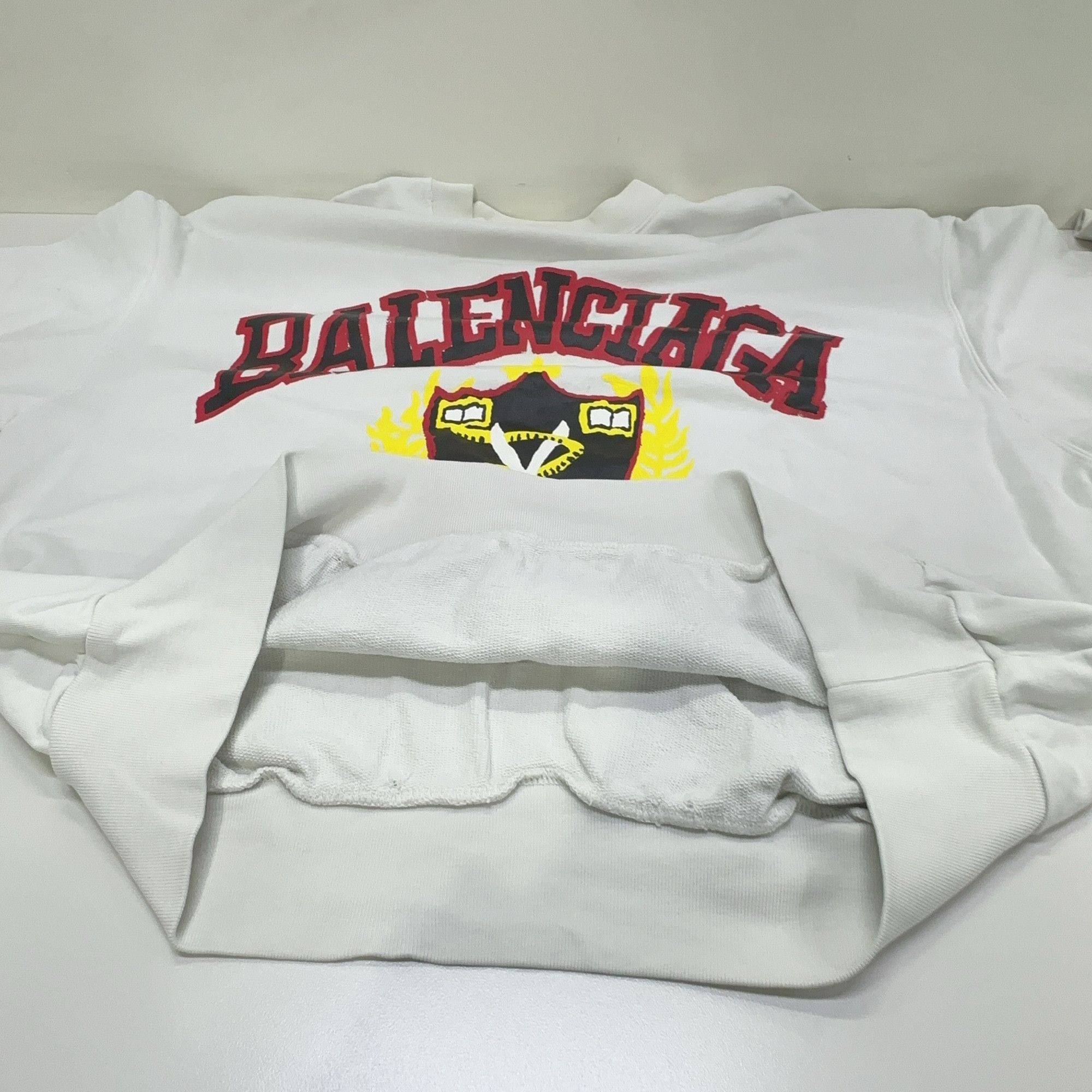 Balenciaga Balenciaga SS23 Collegiate Logo Sweatshirt S Size S / US 4 / IT 40 - 9 Thumbnail