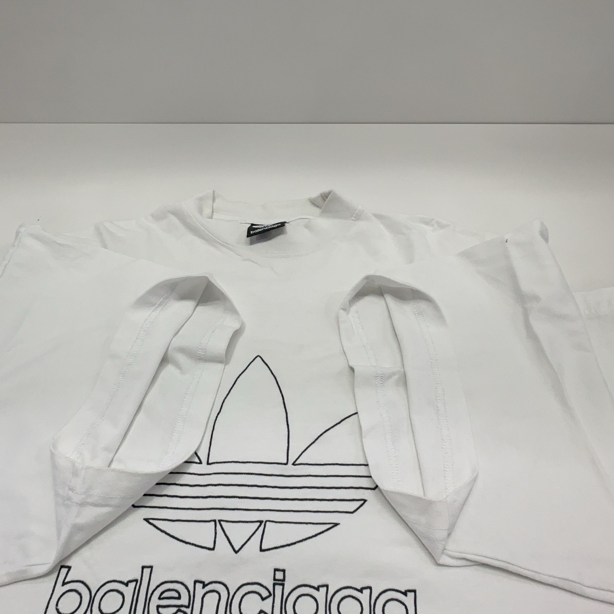 Balenciaga Balenciaga x Adidas Trefoil Logo T-Shirt Size 2 Size US M / EU 48-50 / 2 - 10 Thumbnail