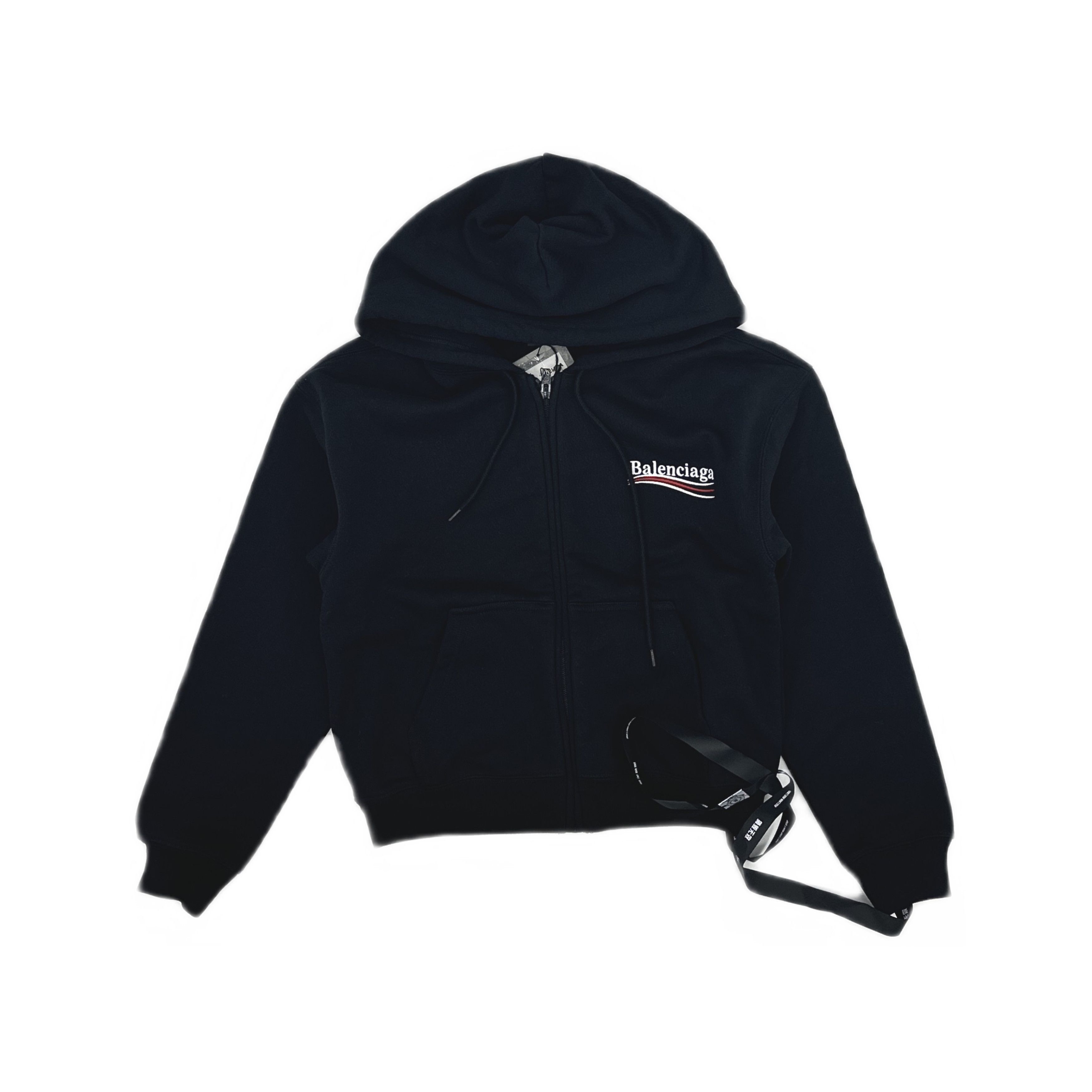 Balenciaga Balenciaga FW22 Logo Print Zip Up Hoodie S Size US S / EU 44-46 / 1 - 2 Thumbnail