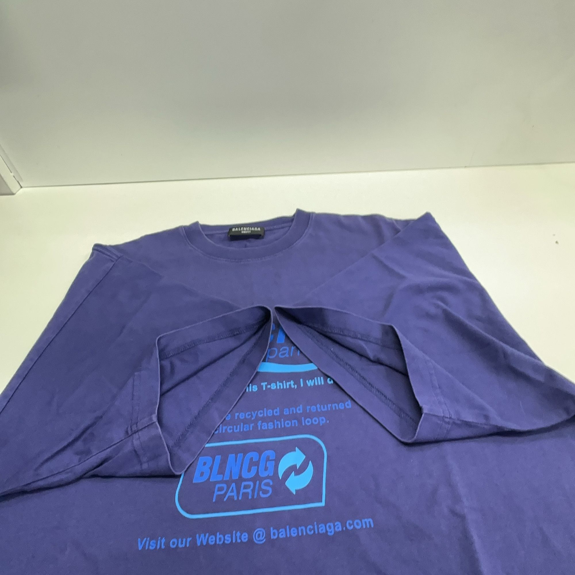 Balenciaga Balenciaga Dry Cleaning Print T-Shirt XS Size US XS / EU 42 / 0 - 10 Thumbnail
