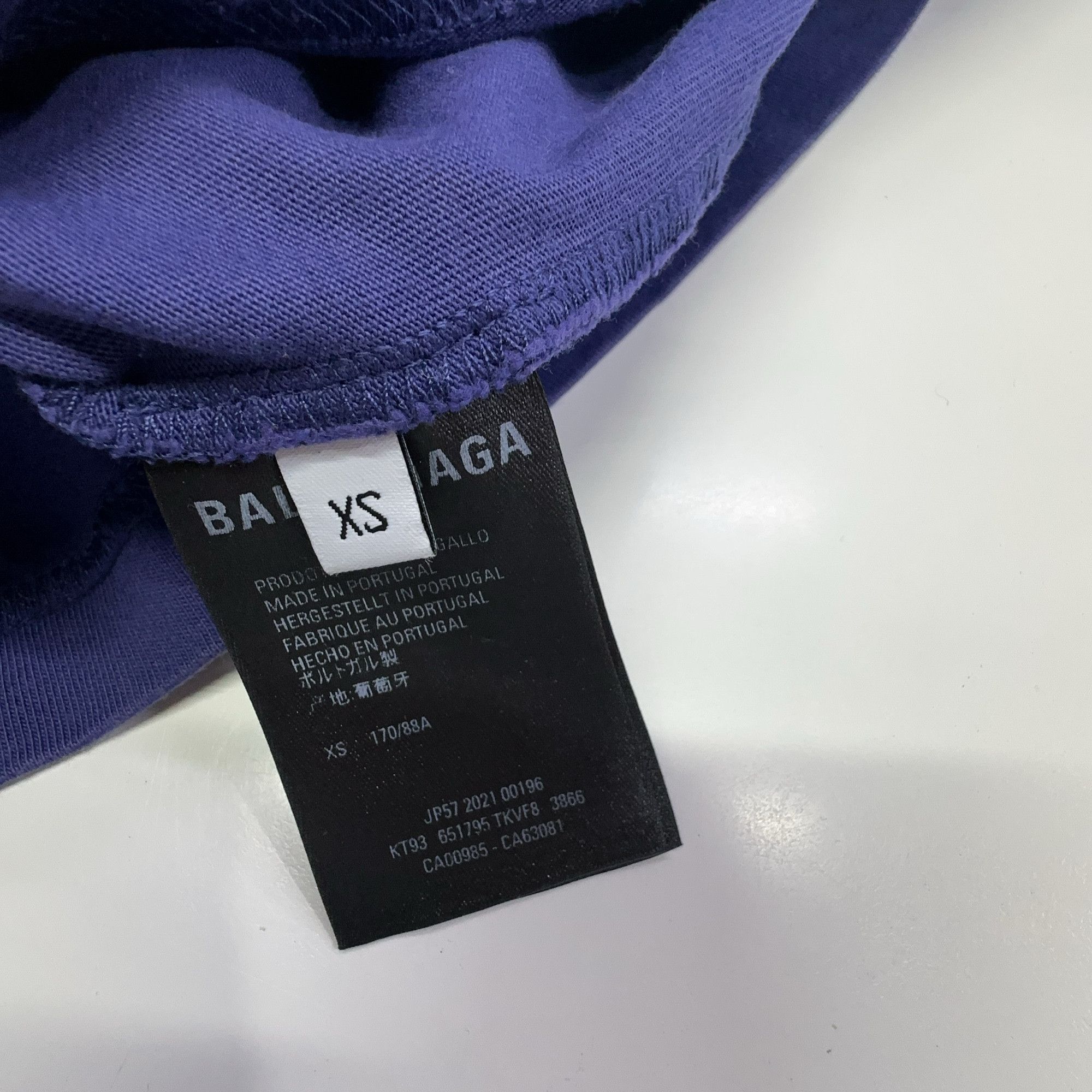 Balenciaga Balenciaga Dry Cleaning Print T-Shirt XS Size US XS / EU 42 / 0 - 4 Thumbnail