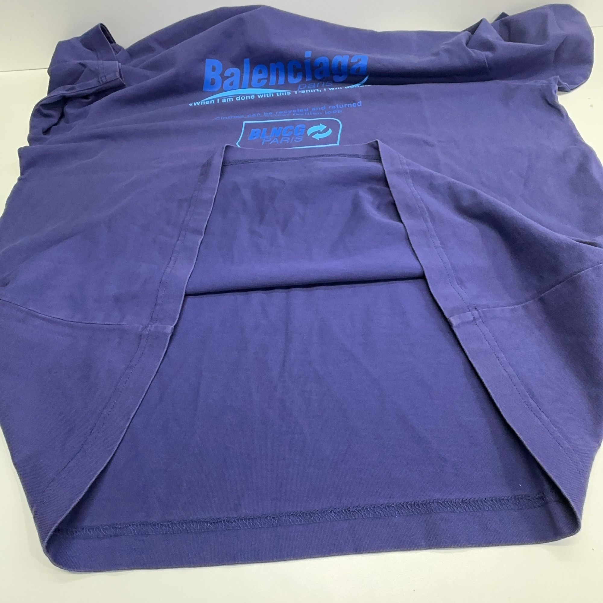 Balenciaga Balenciaga Dry Cleaning Print T-Shirt XS Size US XS / EU 42 / 0 - 9 Thumbnail