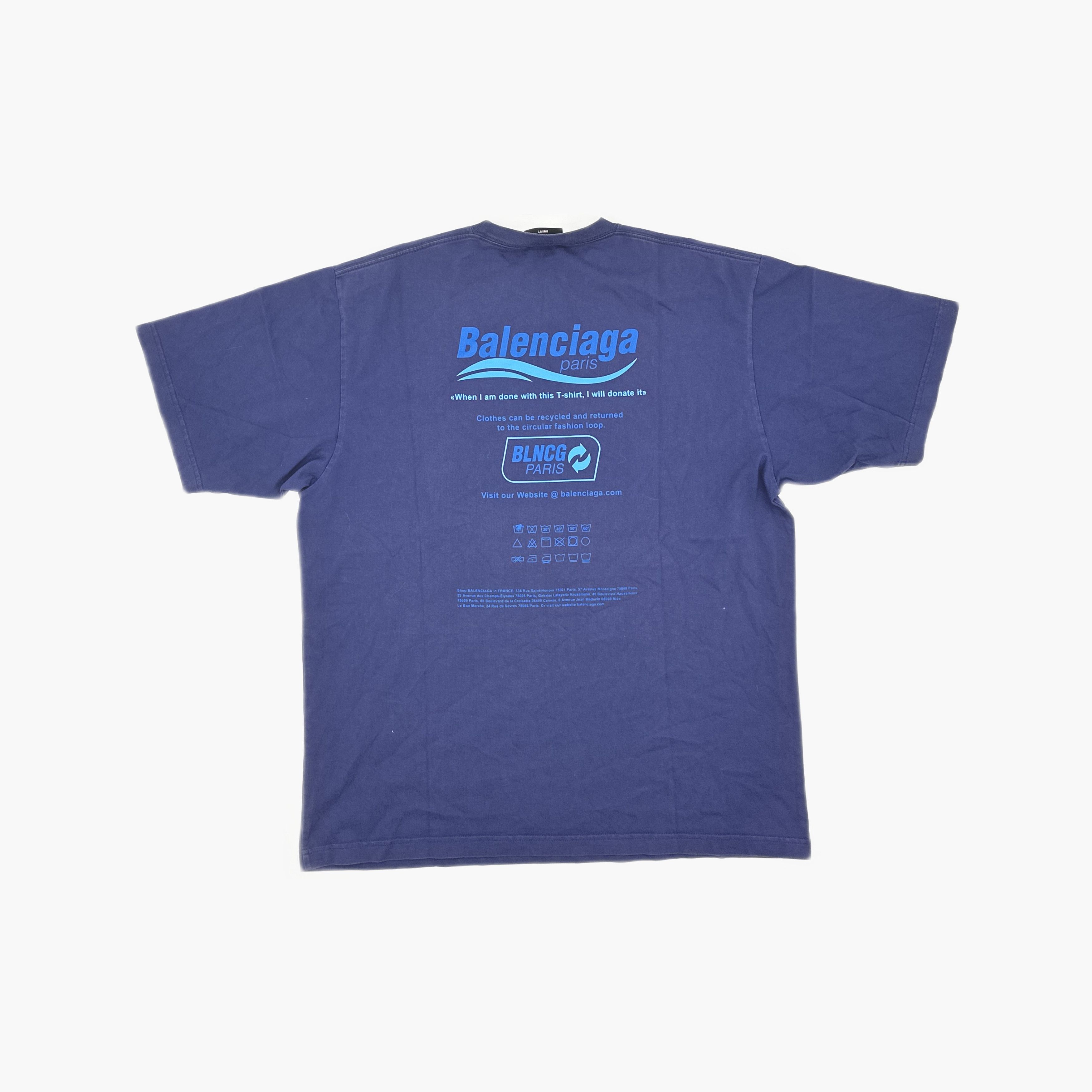 Balenciaga Balenciaga Dry Cleaning Print T-Shirt XS Size US XS / EU 42 / 0 - 3 Thumbnail