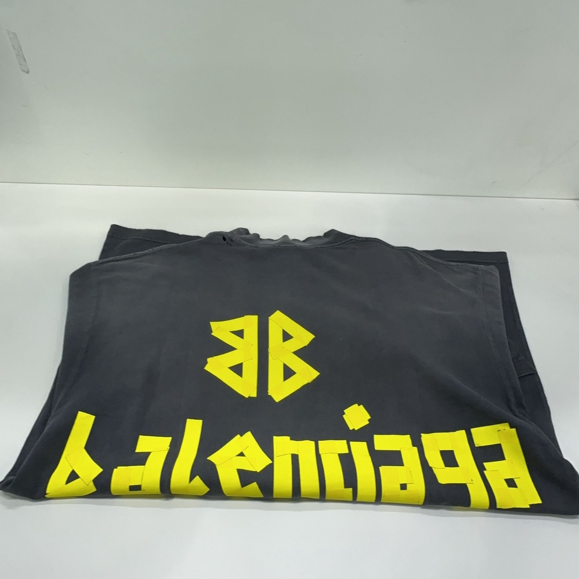 Balenciaga Balenciaga SS23 Tape Logo BB Monogram T-Shirt XS Size US XS / EU 42 / 0 - 16 Thumbnail