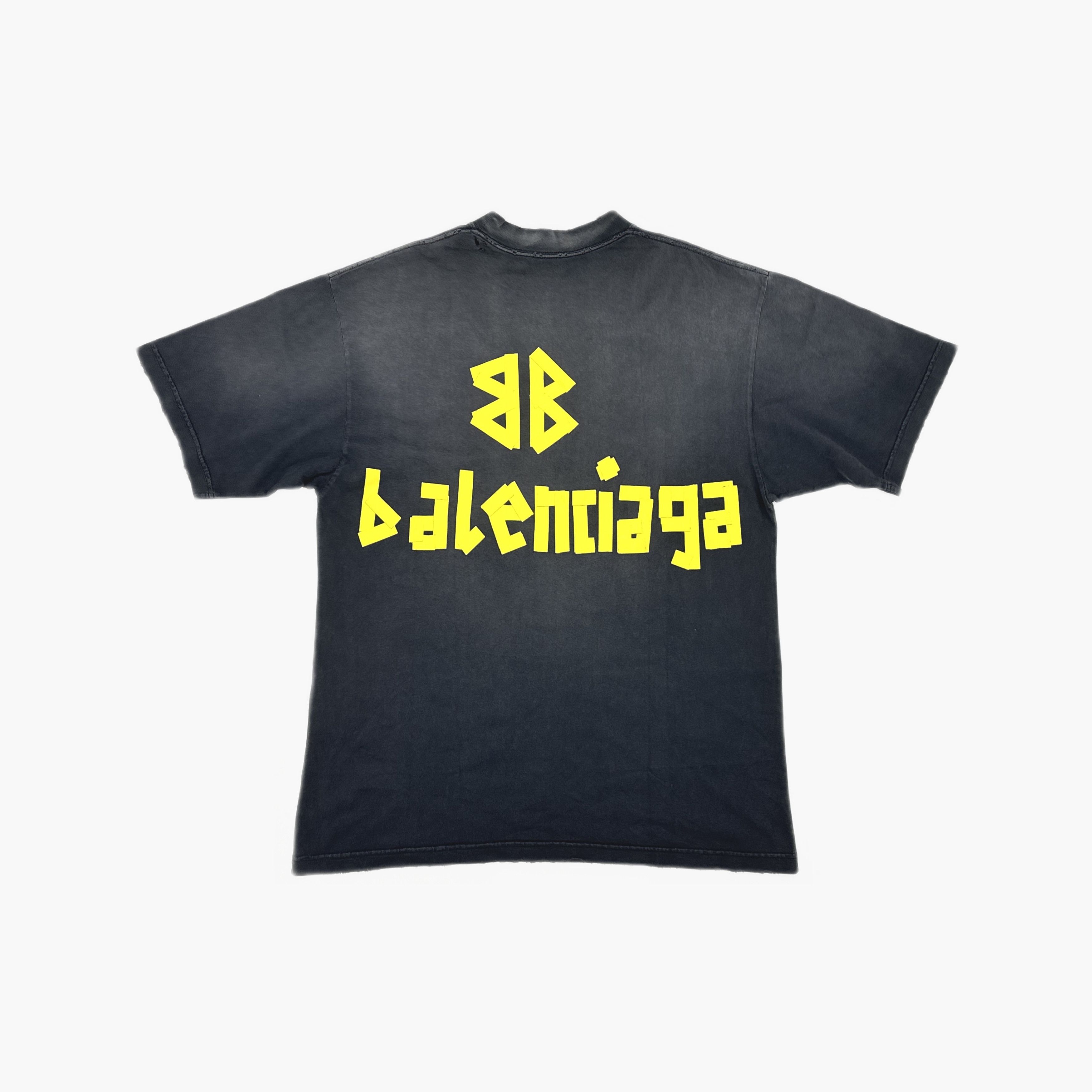 Balenciaga Balenciaga SS23 Tape Logo BB Monogram T-Shirt XS Size US XS / EU 42 / 0 - 3 Thumbnail