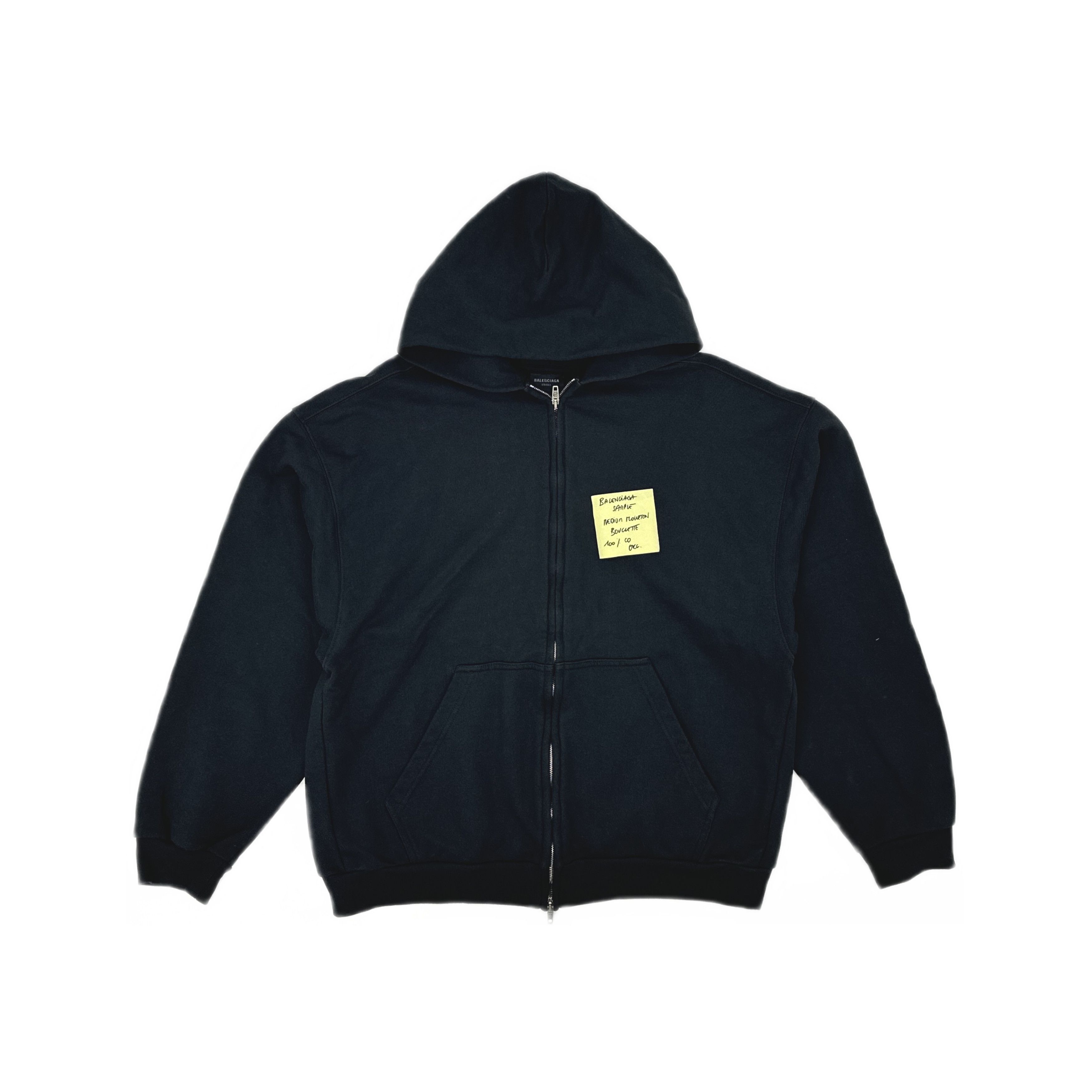 Balenciaga Balenciaga SS23 Solid Zip-Up Hoodie XS Size US XS / EU 42 / 0 - 2 Thumbnail