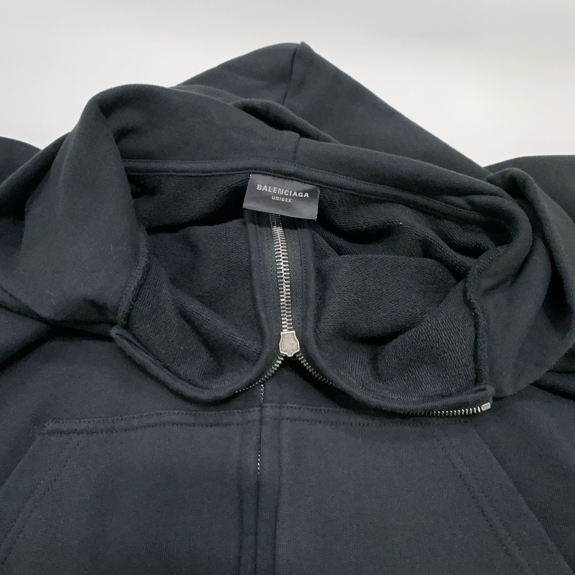 Balenciaga Balenciaga SS23 Solid Zip-Up Hoodie XS Size US XS / EU 42 / 0 - 9 Thumbnail