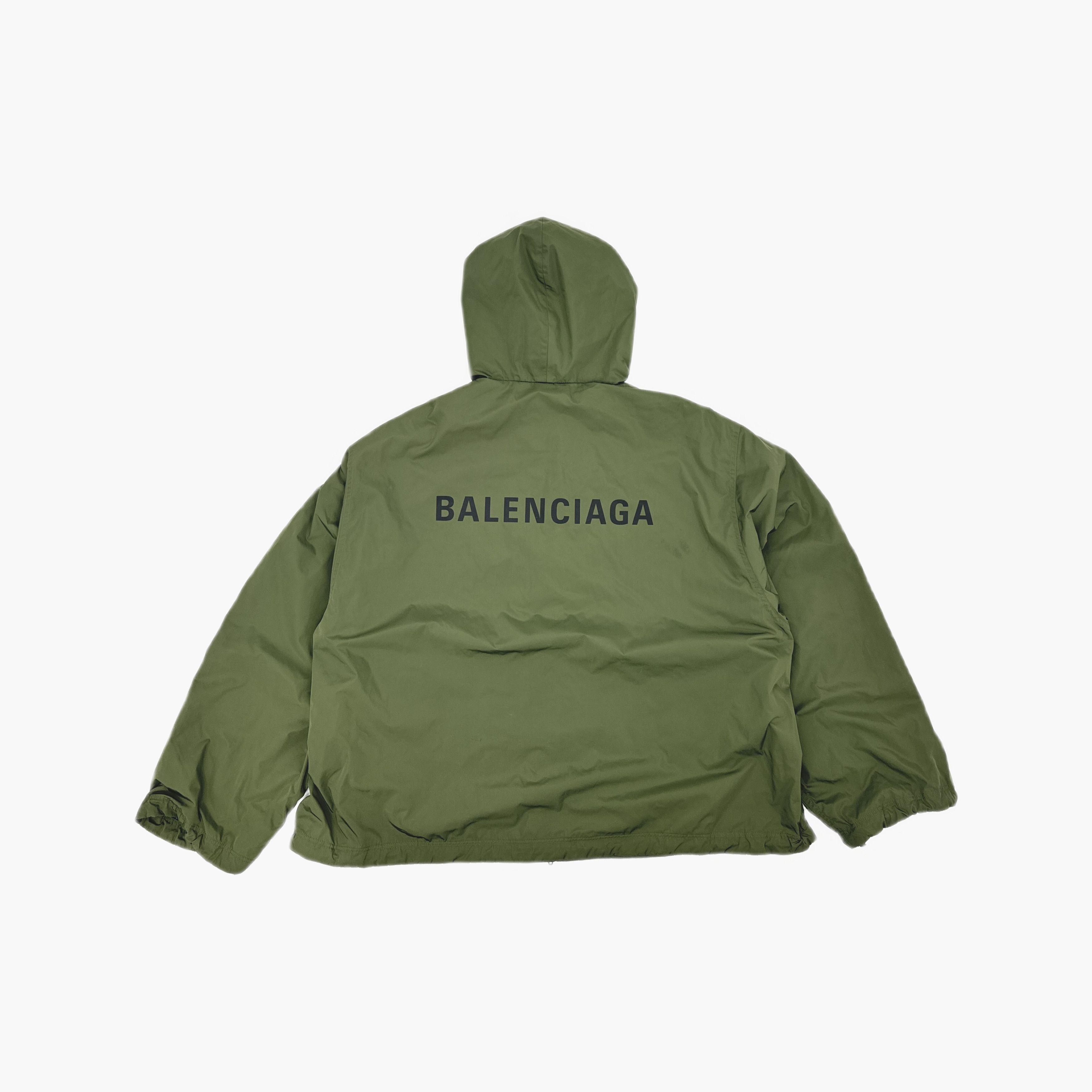 Balenciaga Balenciaga Logo Back FW23 Zip-up Hooded Jacket Size 1 Size US S / EU 44-46 / 1 - 3 Thumbnail