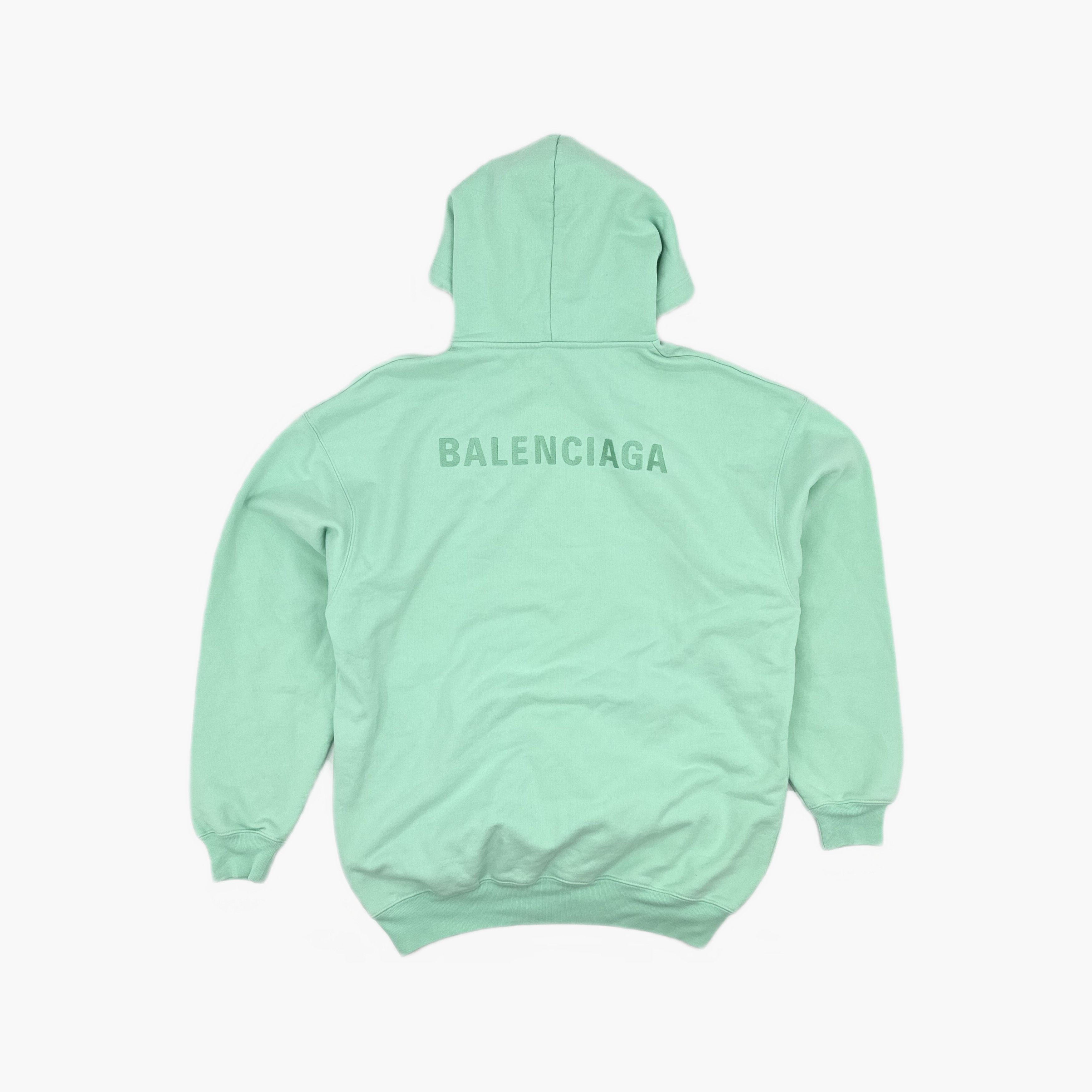Balenciaga Balenciaga Logo Pullover Hoodie XS Size XS / US 0-2 / IT 36-38 - 3 Thumbnail