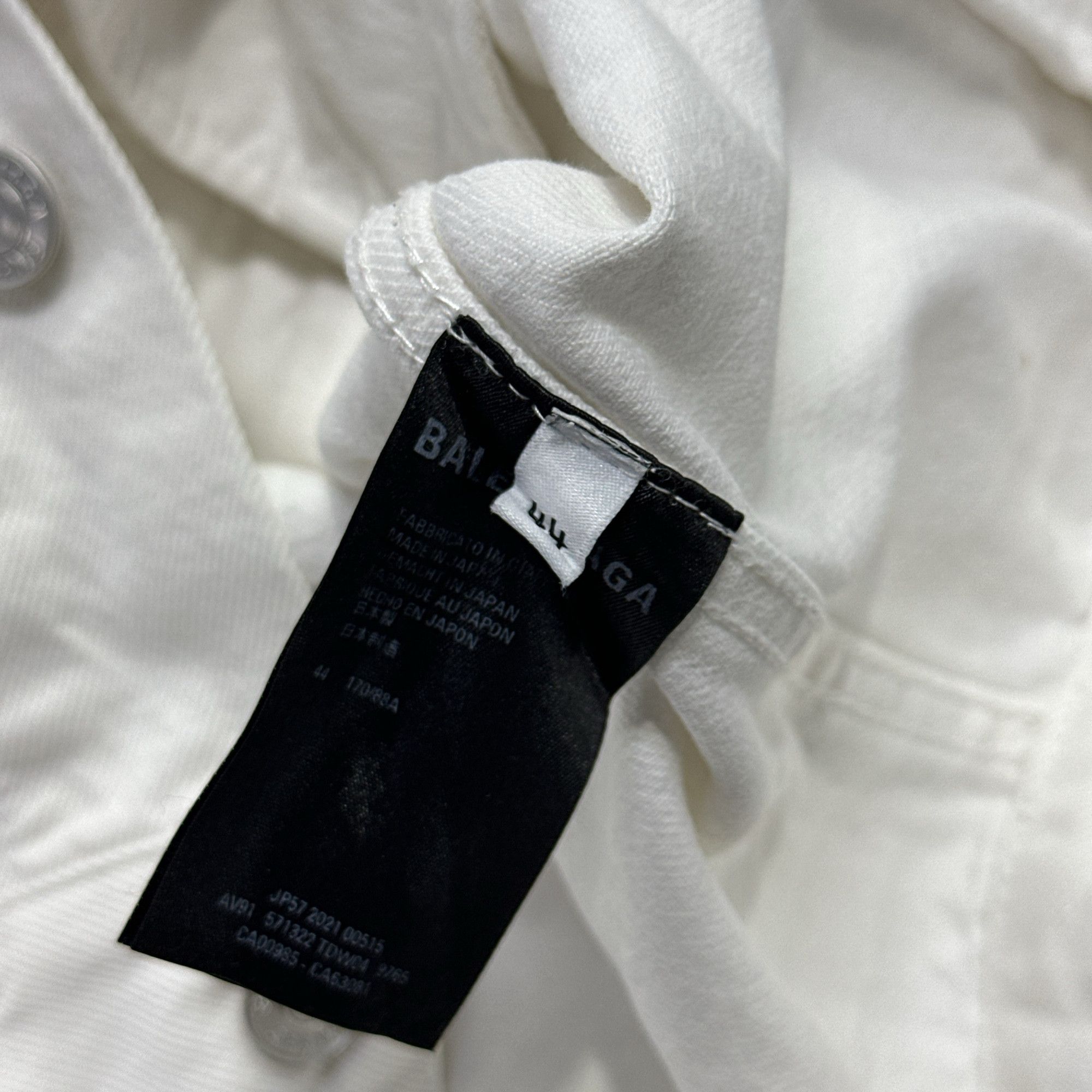 Balenciaga Balenciaga Back Logo Denim Jacket 44 Size US S / EU 44-46 / 1 - 5 Thumbnail