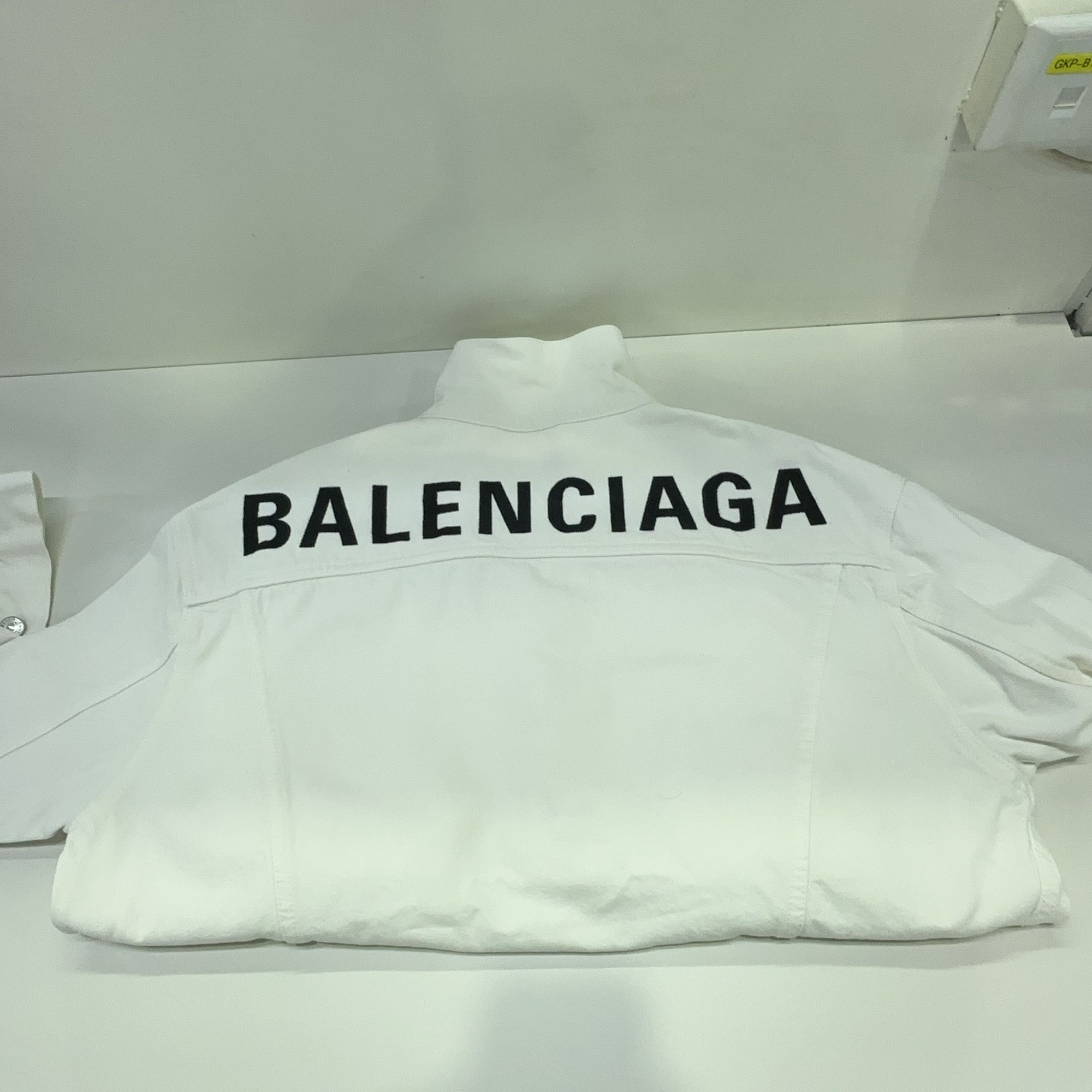 Balenciaga Balenciaga Back Logo Denim Jacket 44 Size US S / EU 44-46 / 1 - 11 Thumbnail