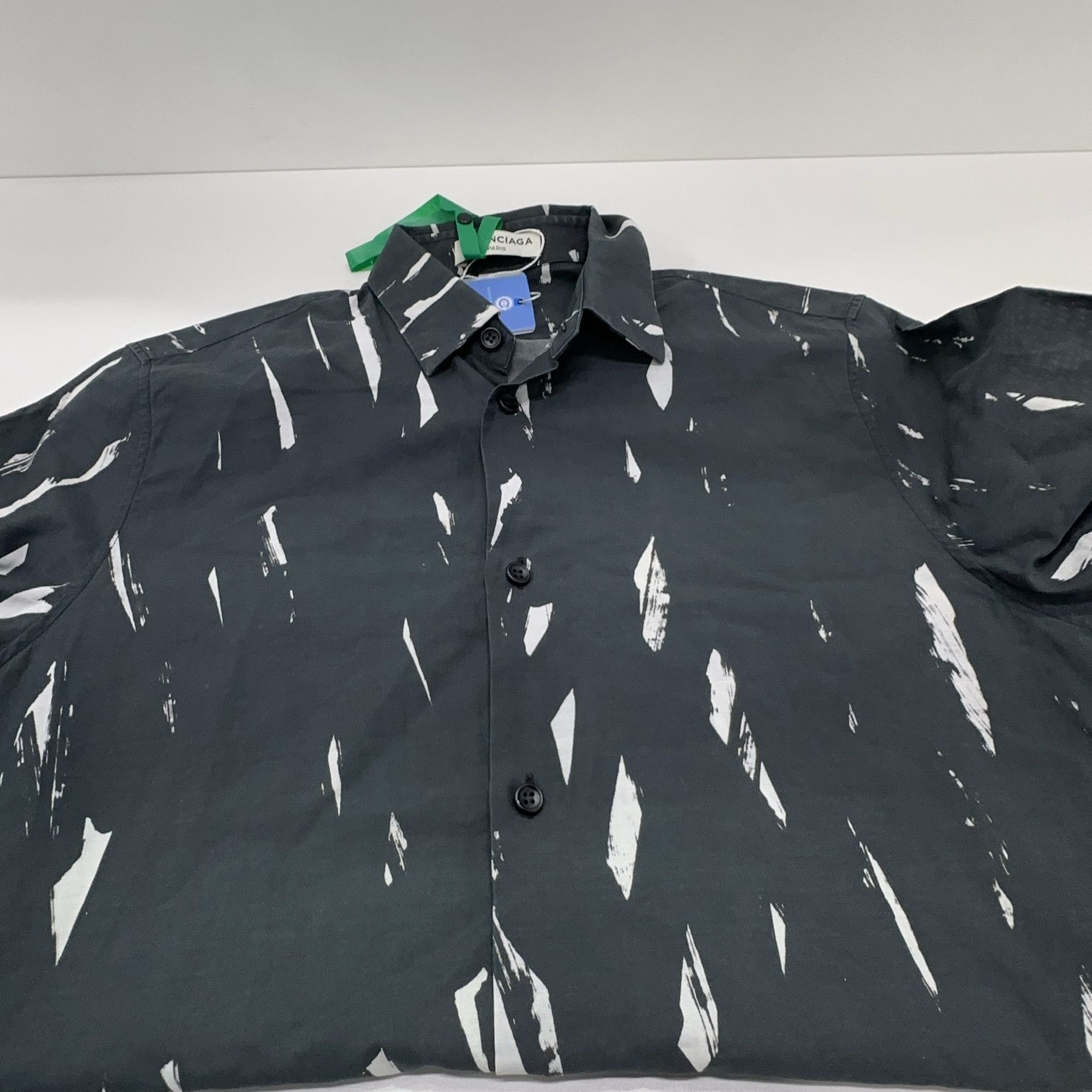 Balenciaga Balenciaga Brushstroke Long Sleeve Shirt 37 Size US S / EU 44-46 / 1 - 9 Thumbnail