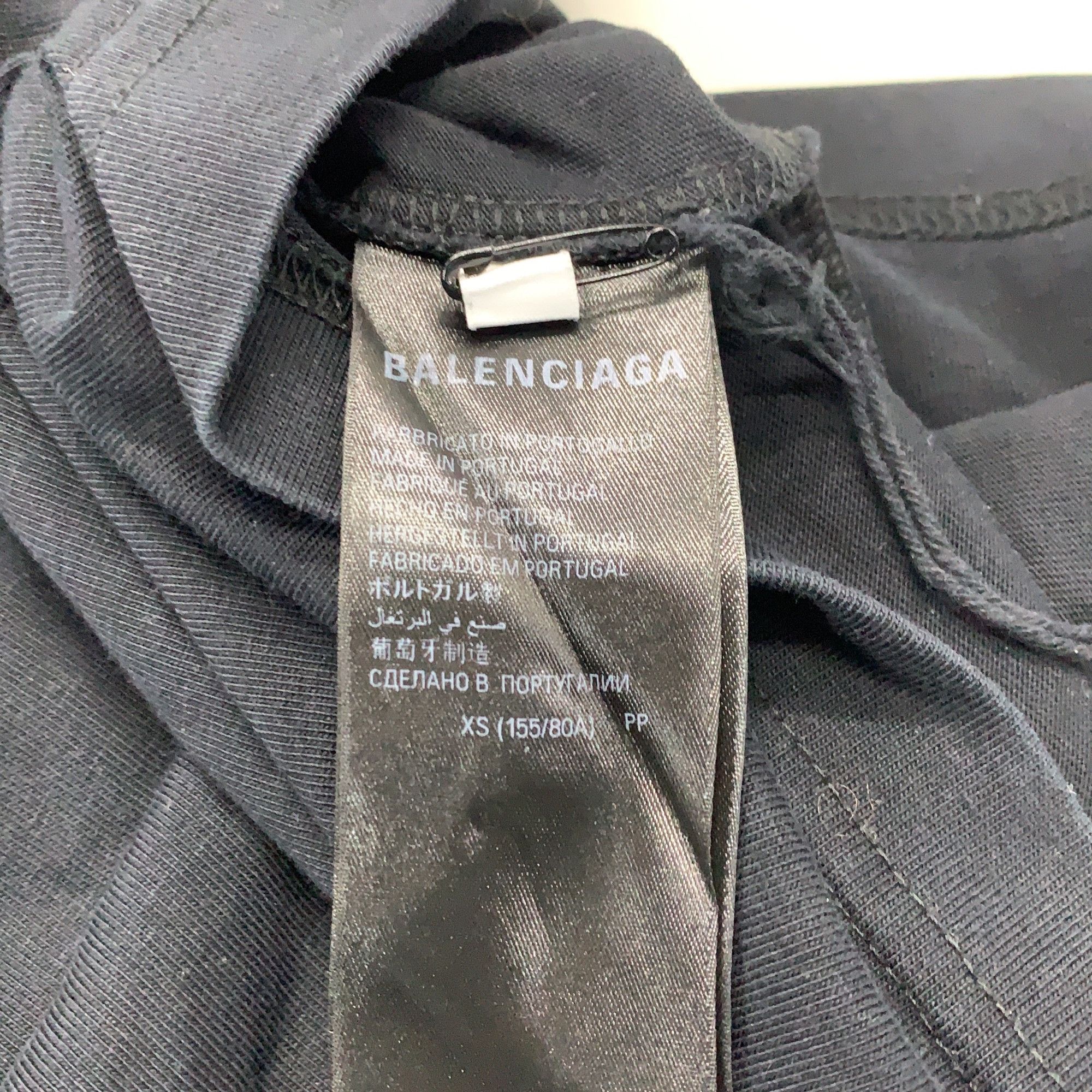 Balenciaga Balenciaga Gaffer Logo T-Shirt XS Size XS / US 0-2 / IT 36-38 - 4 Thumbnail