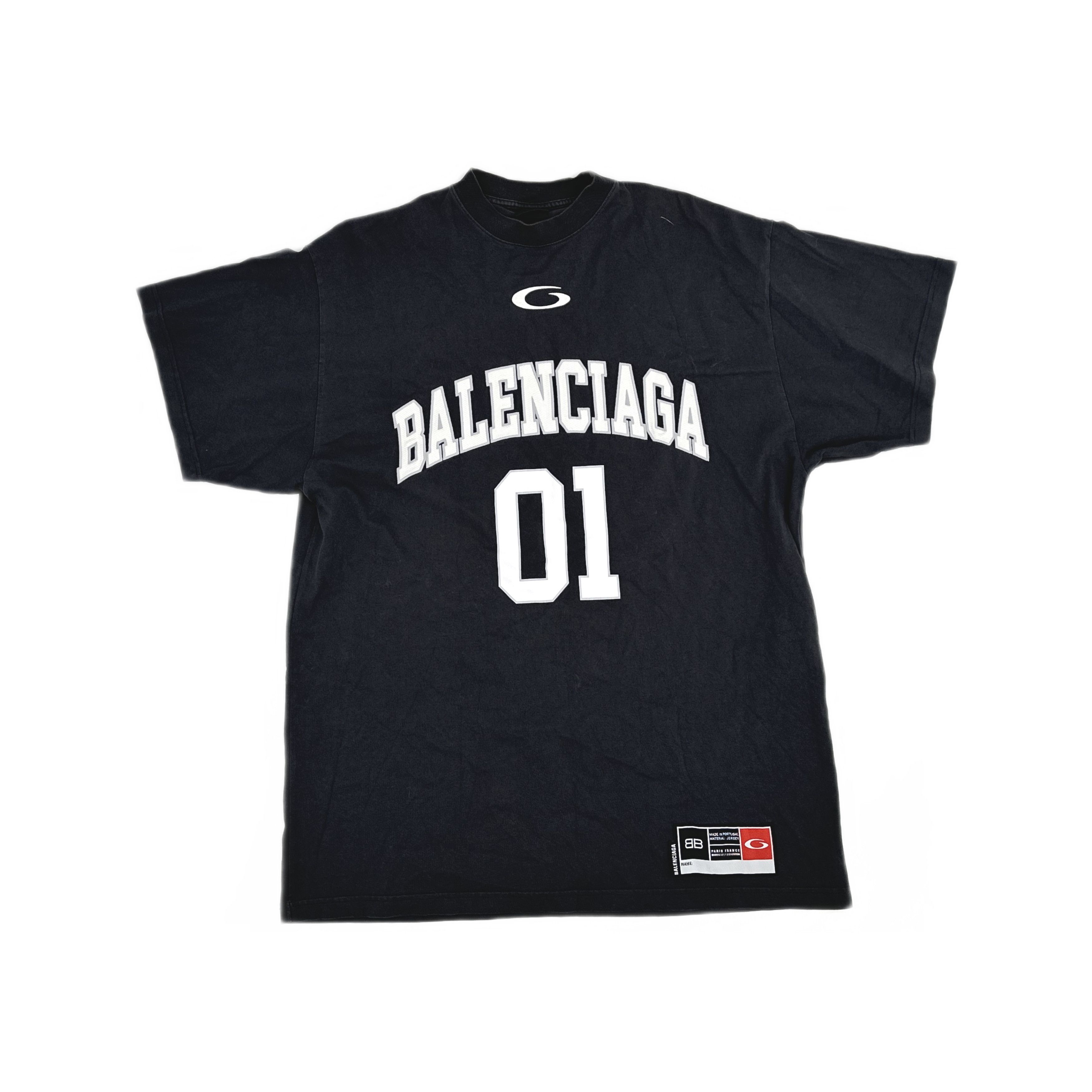 Balenciaga Balenciaga Basketball Logo Graphic T-Shirt Size 2 Size US M / EU 48-50 / 2 - 2 Thumbnail
