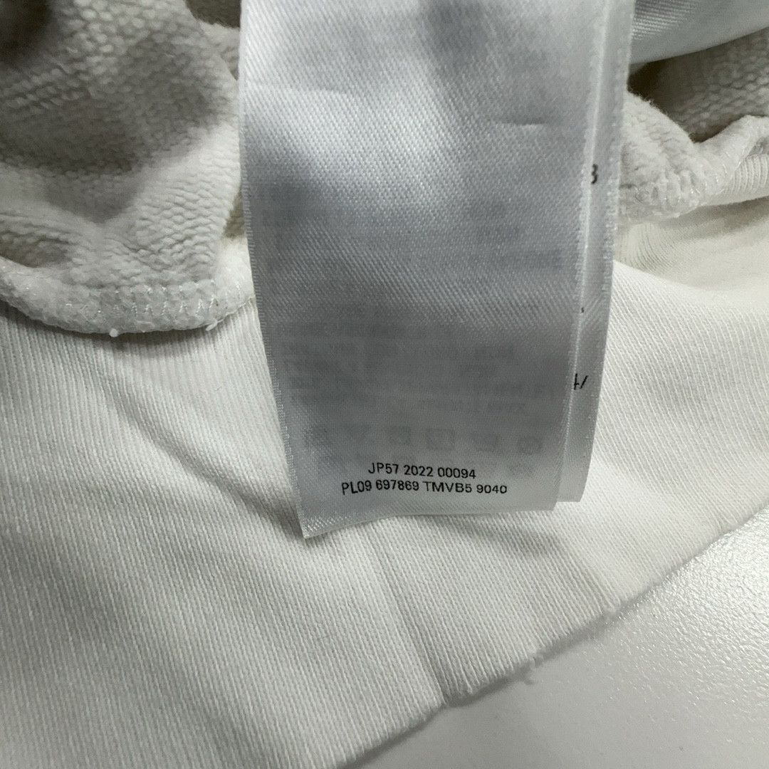 Balenciaga Balenciaga Script Logo Sweatshirt White L Size US L / EU 52-54 / 3 - 4 Thumbnail