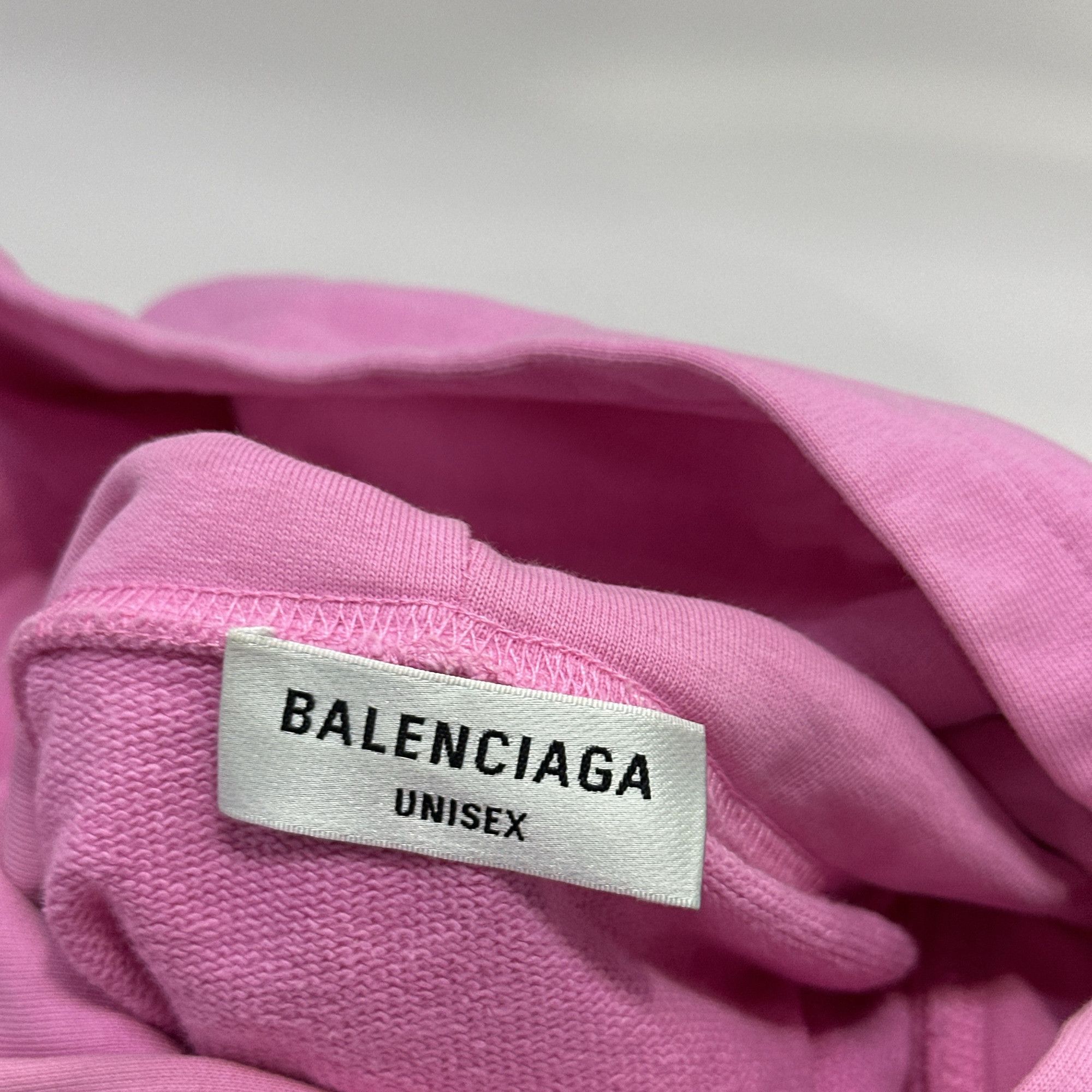 Balenciaga Balenciaga Pink Spa Logo Hoodie Size 2 Size S / US 4 / IT 40 - 6 Thumbnail