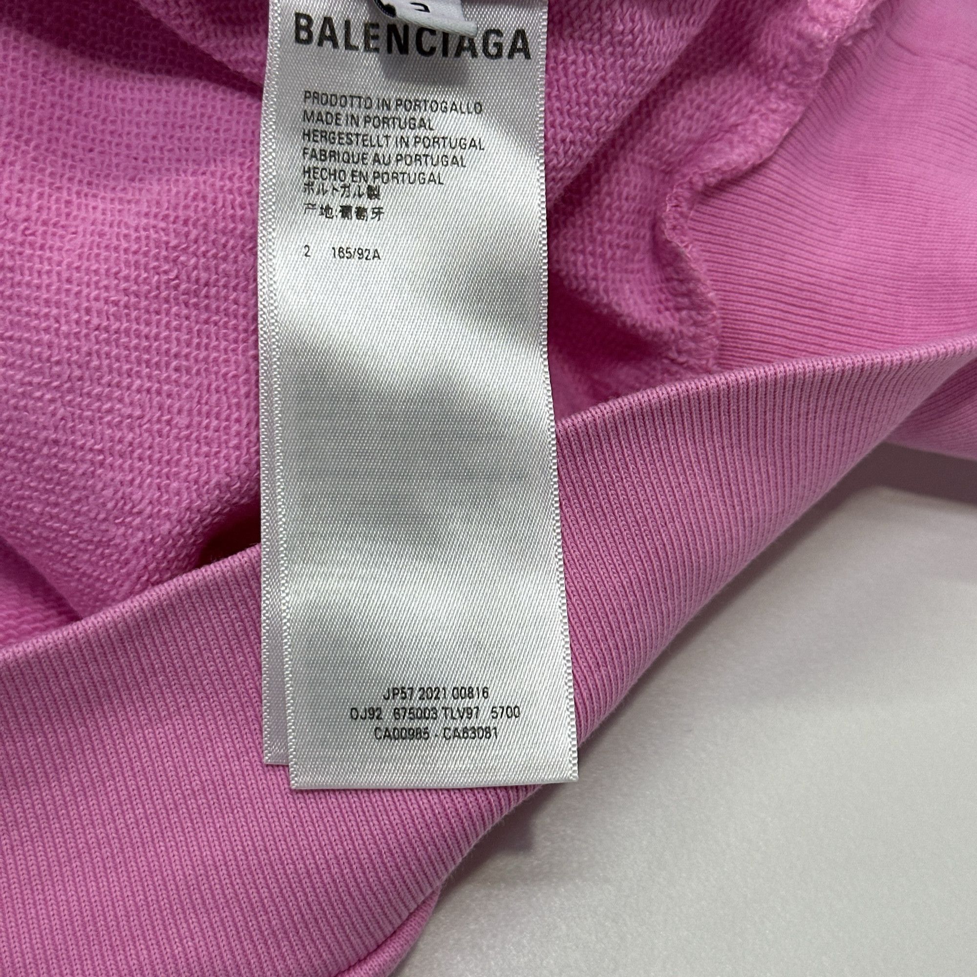 Balenciaga Balenciaga Pink Spa Logo Hoodie Size 2 Size S / US 4 / IT 40 - 4 Thumbnail