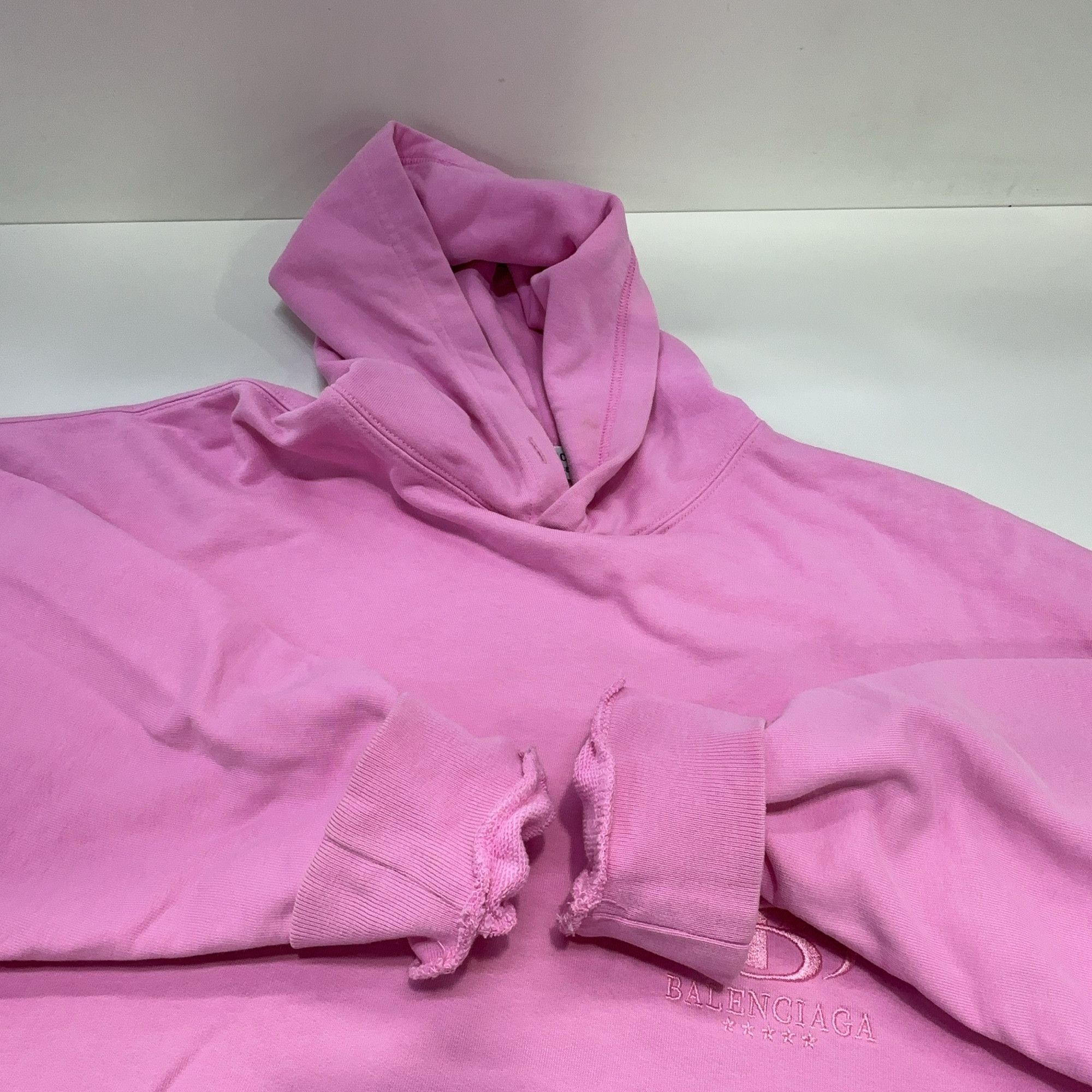 Balenciaga Balenciaga Pink Spa Logo Hoodie Size 2 Size S / US 4 / IT 40 - 12 Thumbnail