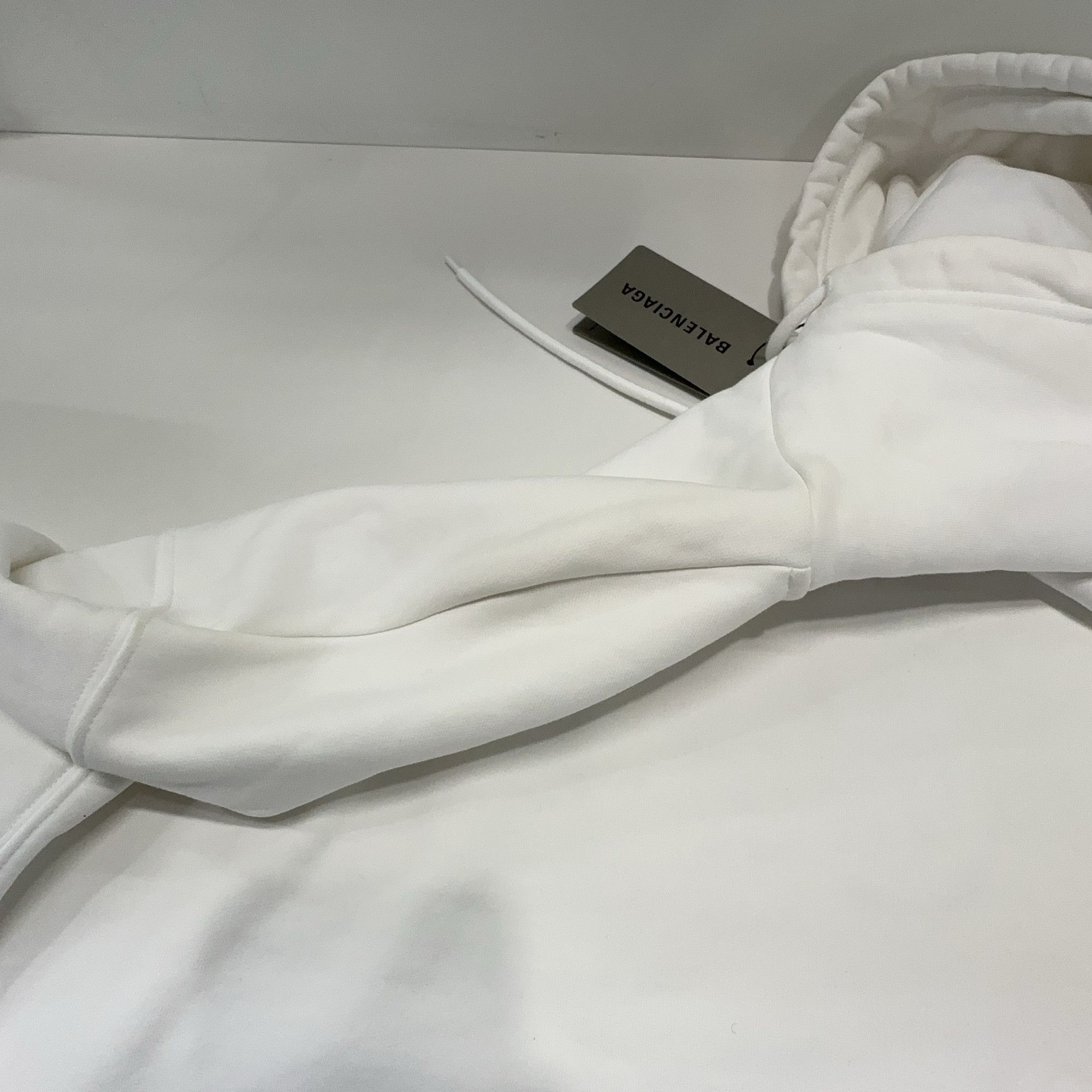 Balenciaga Balenciaga Logo Hoodie White Size S Size S / US 4 / IT 40 - 13 Thumbnail