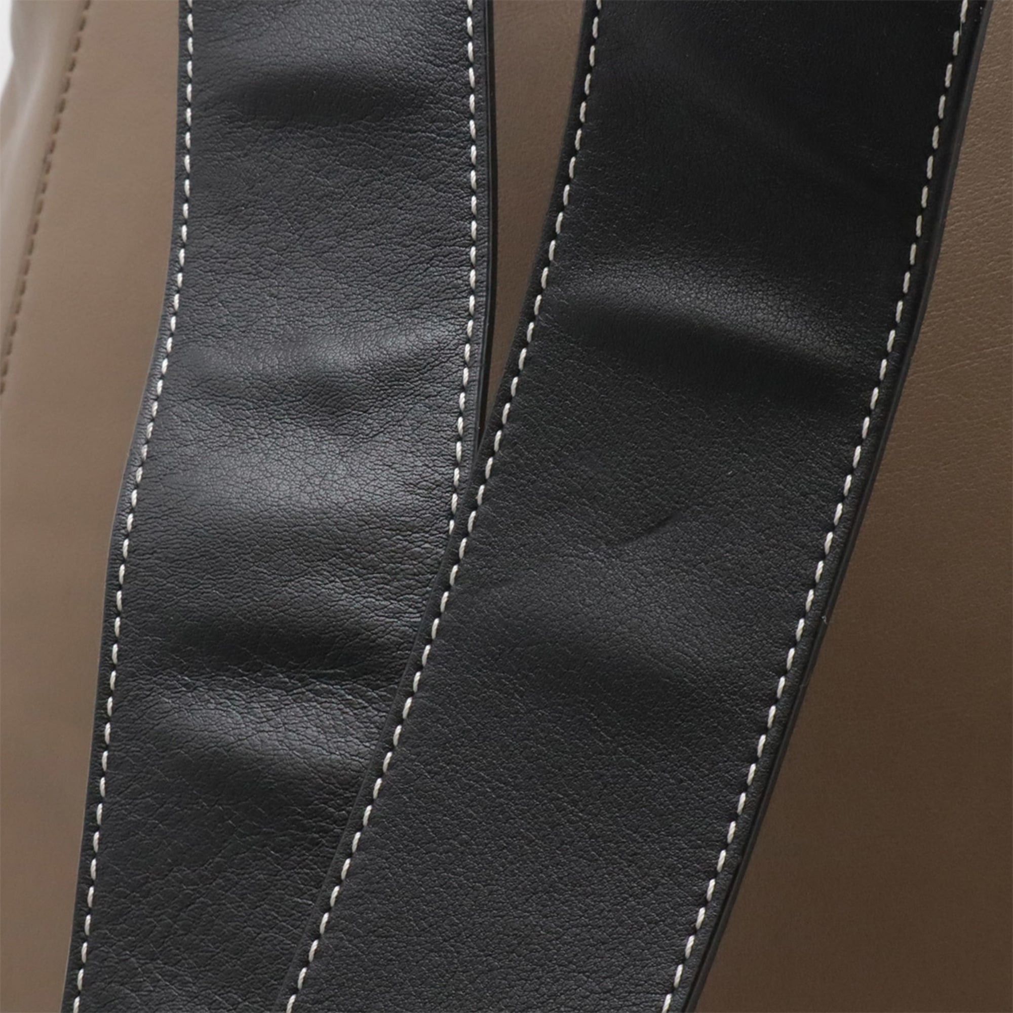 Loewe LOEWE GOYA Backpack, Calfskin Leather, Mocha Brown, Gray, Black, 316.12BS53 Size ONE SIZE - 7 Thumbnail