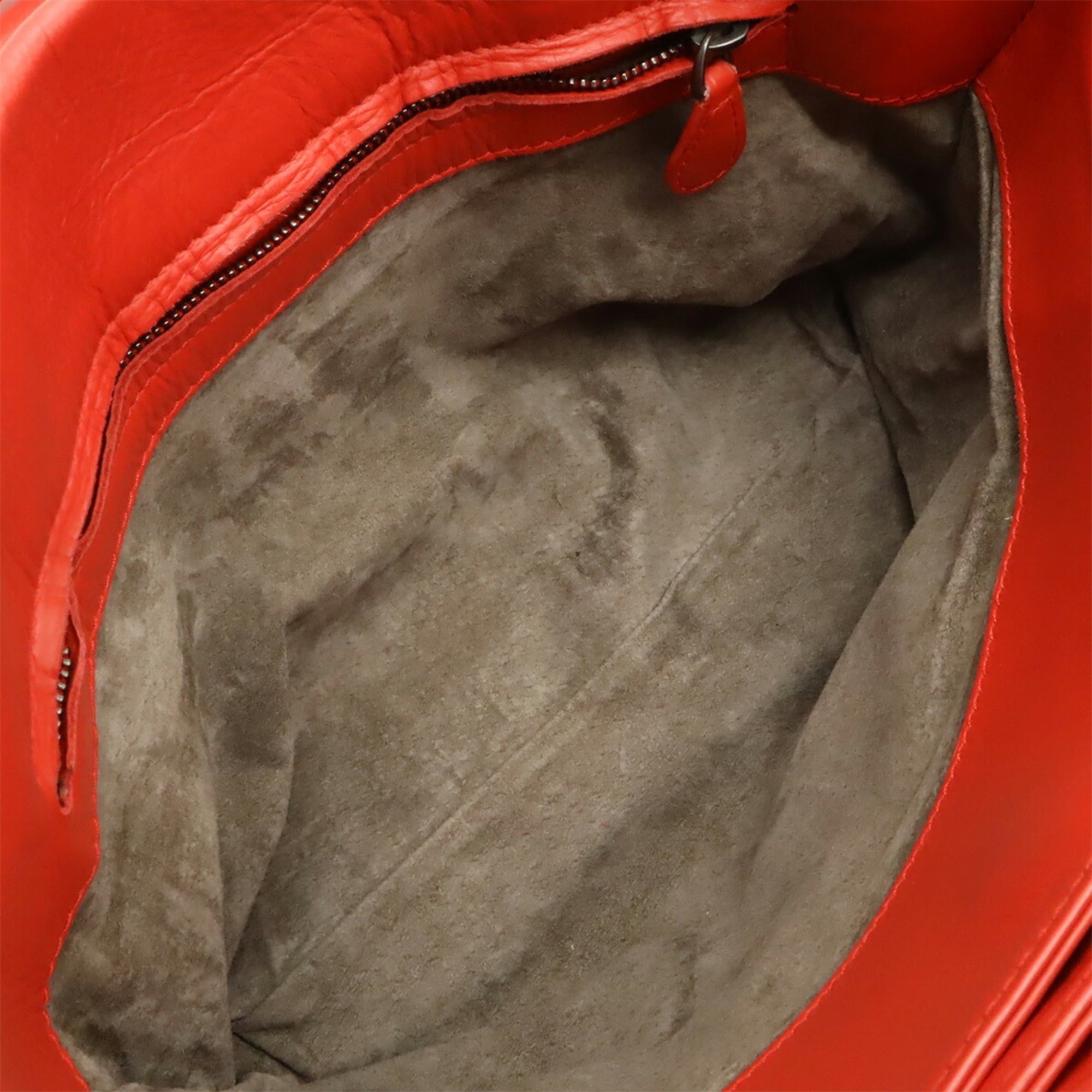 Bottega Veneta Bottega Veneta Intrecciato Small Roma Bag Handbag Shoulder Leather Red 337303 Size ONE SIZE - 8 Thumbnail