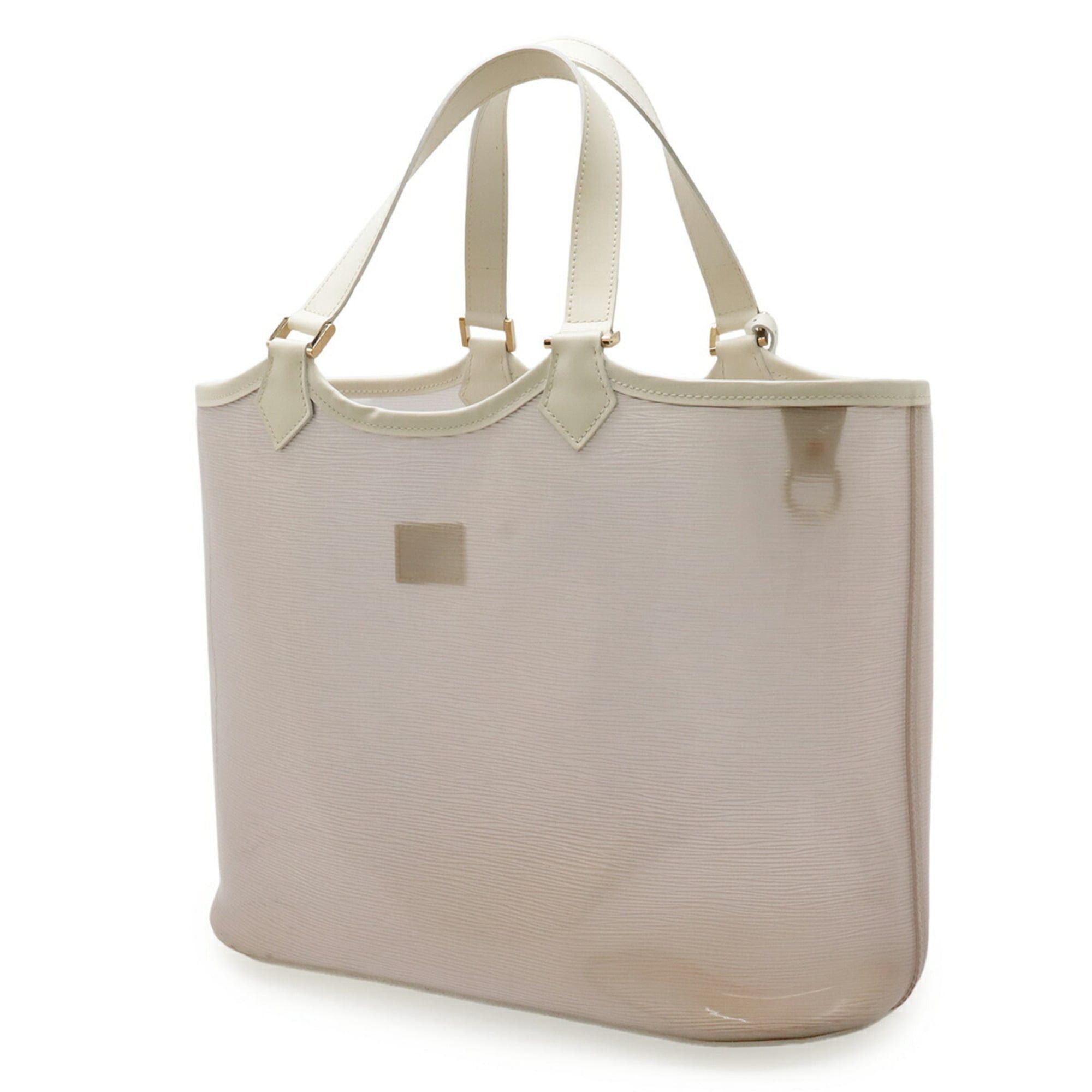 Louis Vuitton LOUIS VUITTON Epi Plage Lagoon Bay Tote Bag, Vinyl Leather, Coconut, Clear Gold, M92151 Size ONE SIZE - 3 Thumbnail