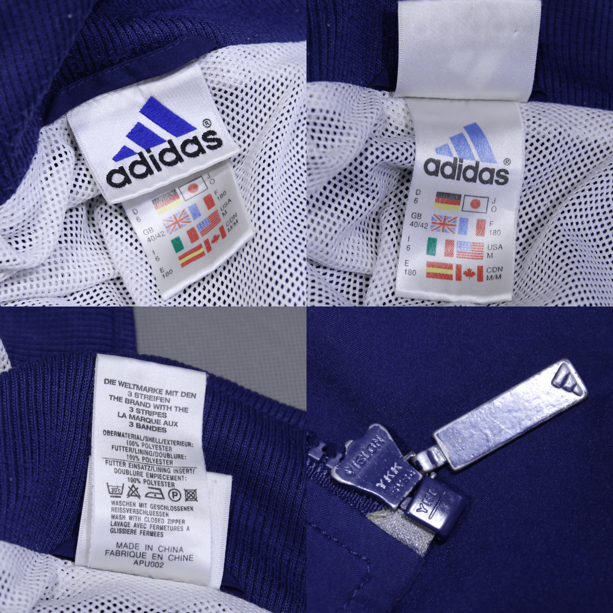 Adidas Logo 3-Stripes Multicolored Jacket Baggy fit Size US M / EU 48-50 / 2 - 12 Thumbnail