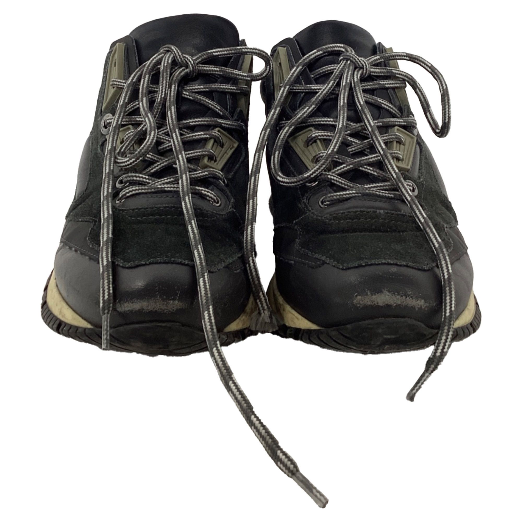 Lanvin Lanvin Runners DS Sneakers in Black Suede and Leather Size US 5.5 / EU 38 - 2 Thumbnail