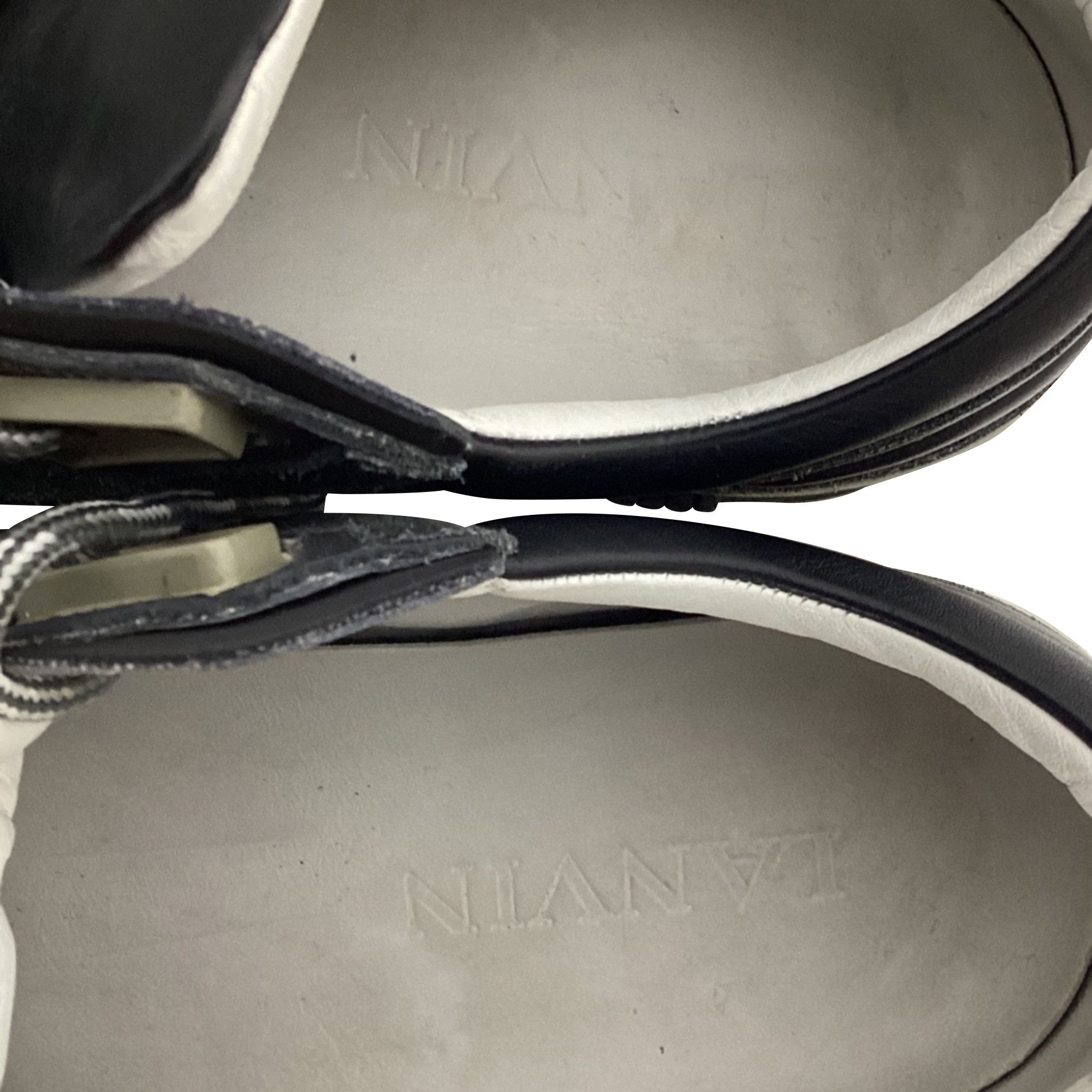 Lanvin Lanvin Runners DS Sneakers in Black Suede and Leather Size US 5.5 / EU 38 - 6 Thumbnail