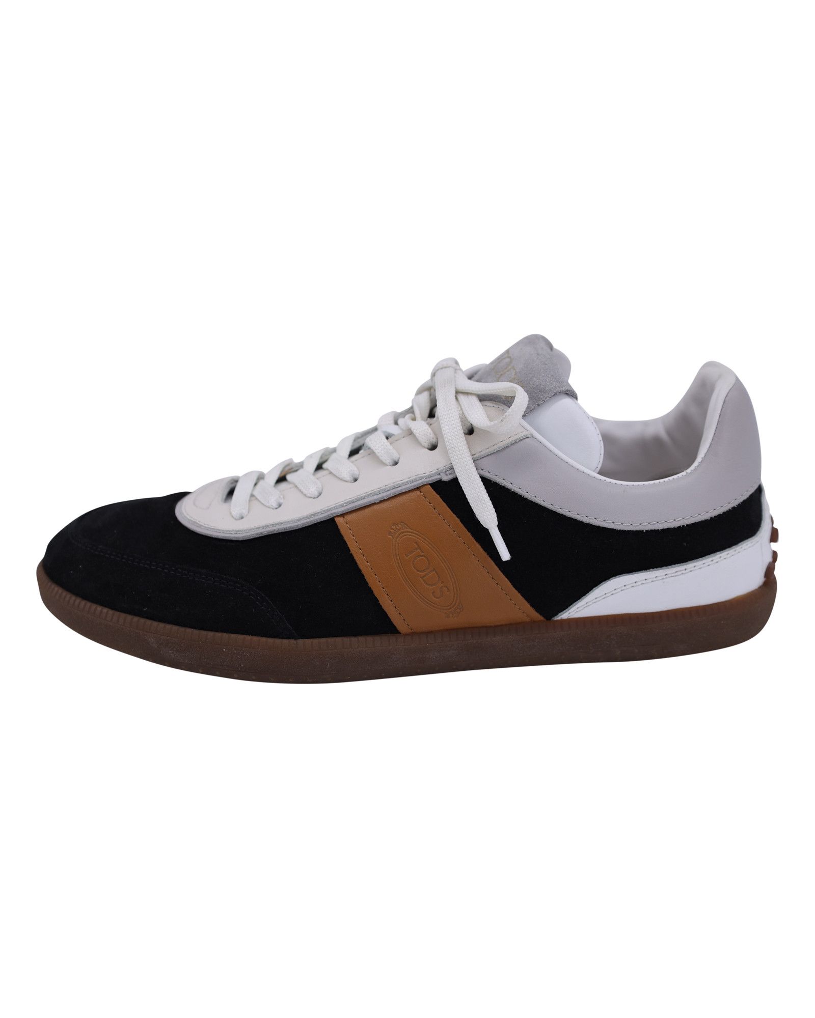 Tod's Tod's Allacciata Casetta Heritage Sneakers in Black Leather Size US 7 / EU 40 - 2 Thumbnail
