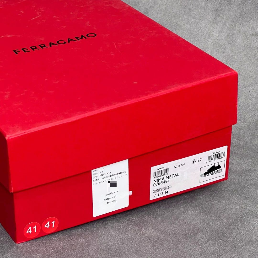 Salvatore Ferragamo Salvatore Ferragamo Silver Lowtop Sneakers 9 Men Size US 9 / EU 42 - 9 Thumbnail