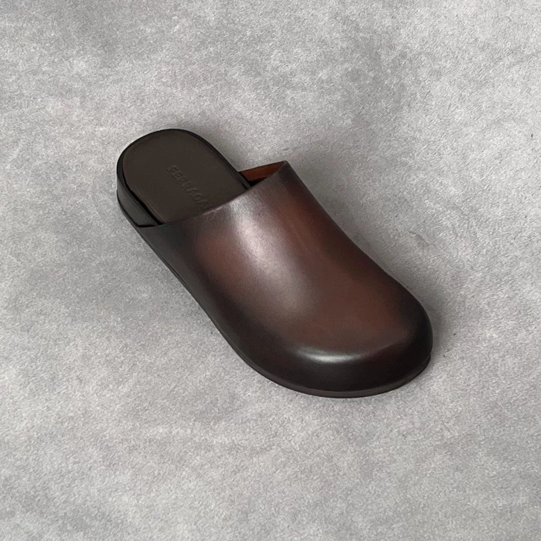 Salvatore Ferragamo Salvatore Ferragamo Leather Brown Sandals 9 Men Size US 9 / EU 42 - 5 Thumbnail