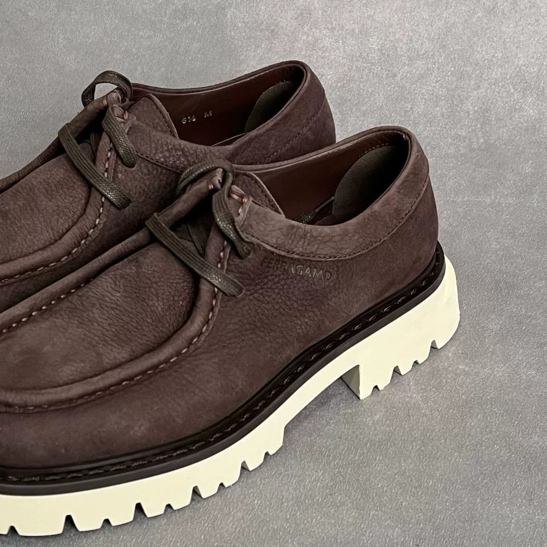 Salvatore Ferragamo Salvatore Ferragamo Leather Lowtop Sneakers 7 Men Size US 7 / EU 40 - 2 Thumbnail