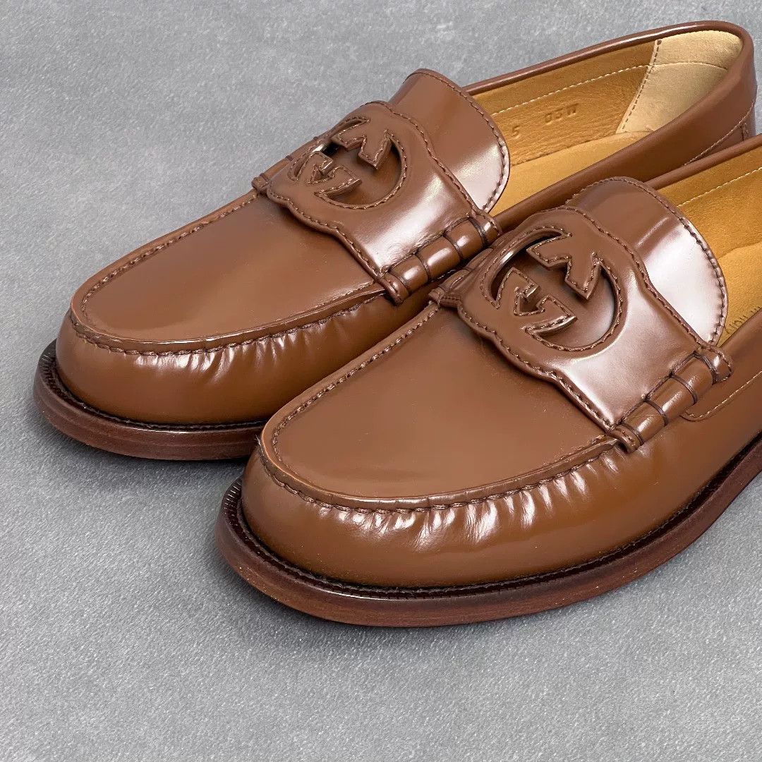 Gucci Gucci Leather Brown Lowtop Sneakers 8 Men Size US 8 / EU 41 - 3 Thumbnail
