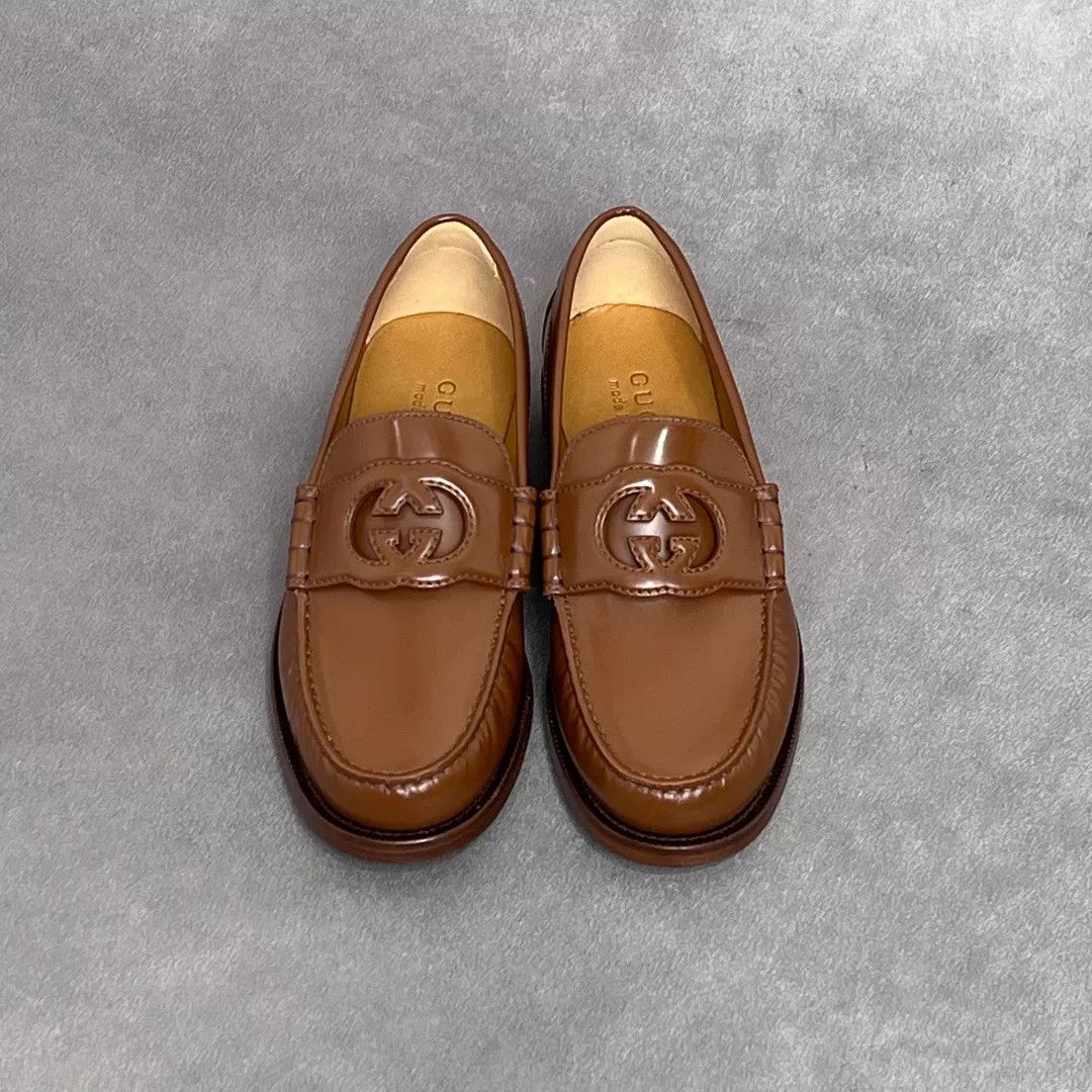 Gucci Gucci Leather Brown Lowtop Sneakers 8 Men Size US 8 / EU 41 - 7 Thumbnail