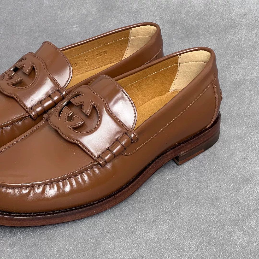 Gucci Gucci Leather Brown Lowtop Sneakers 8 Men Size US 8 / EU 41 - 2 Thumbnail